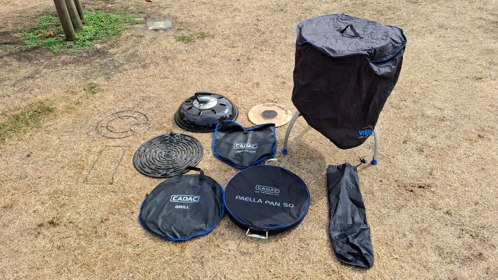 Cadac carri chef 2 deluxe 50 skottel braai + extra, Ophalen, Gebruikt, Cadac Carri Chef 50
