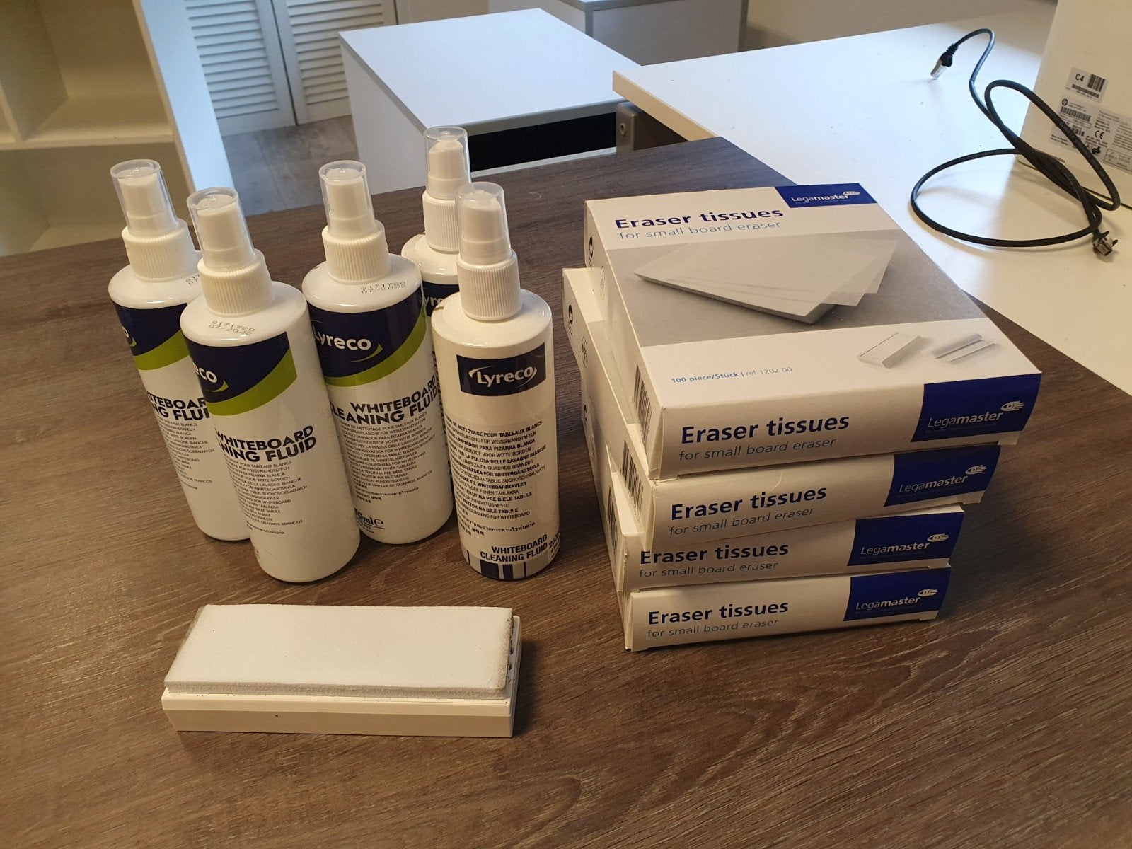 Set whiteboard reinigingsmiddelen, Huis en Inrichting, Woonaccessoires | Memoborden, Ophalen of Verzenden, Nieuw, Overige typen