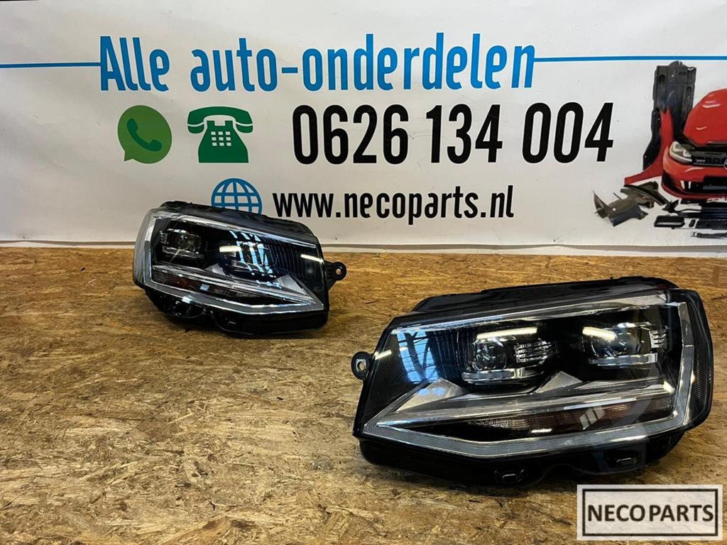 VW TRANSPORTER T6 VOL LED KOPLAMP ORIGINEEL, Gebruikt, -, Volkswagen, -