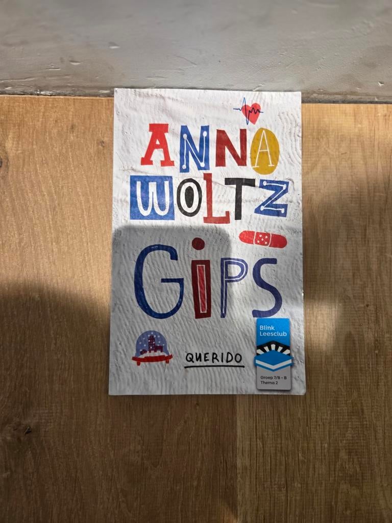 Gips - Anna Woltz (Blink Leesclub), Ophalen of Verzenden