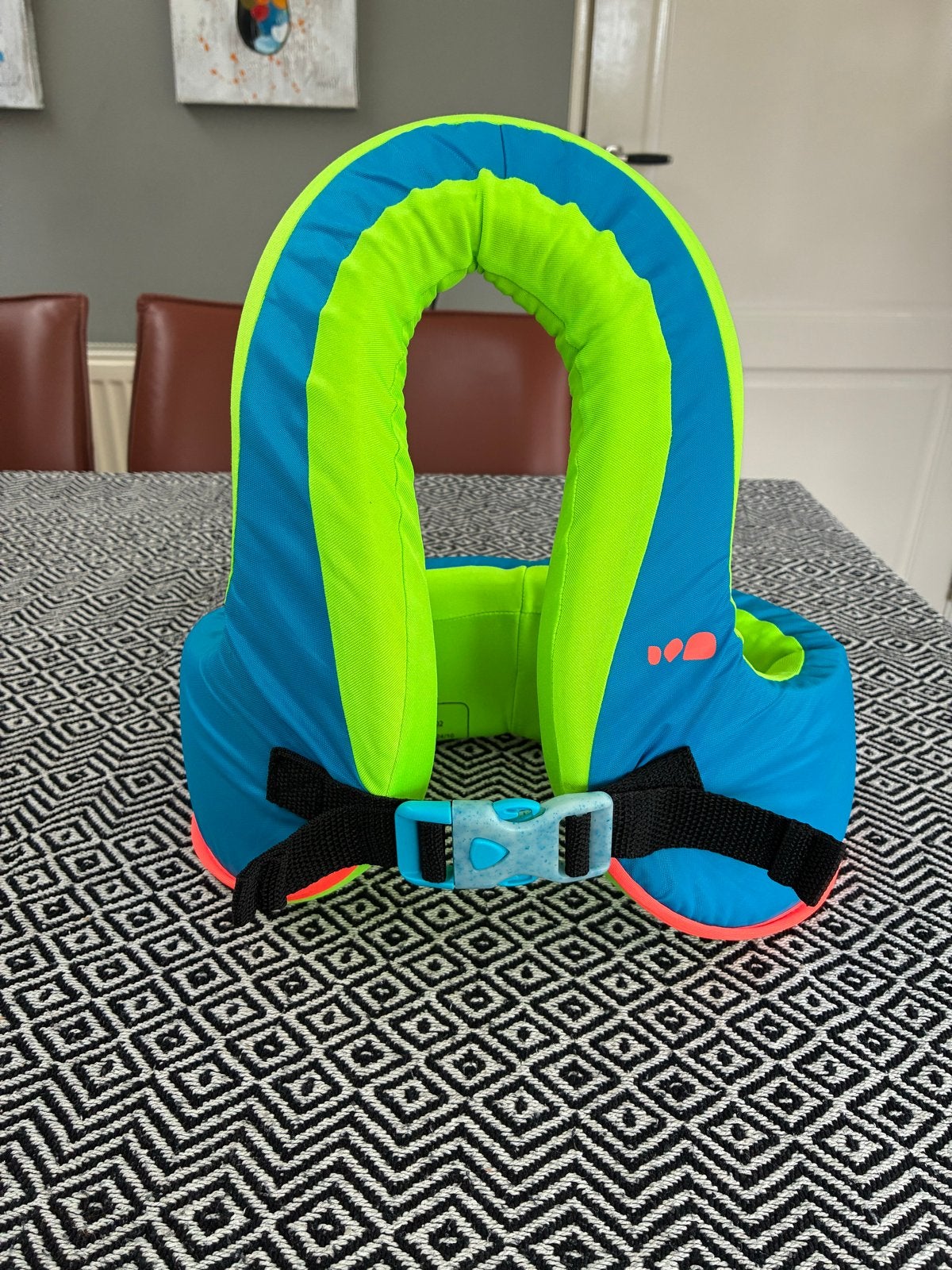 Nabaiji Zwemvest / Zwemhulp voor kinderen - Blauw/Groen, Ophalen, Zo goed als nieuw, Overige typen