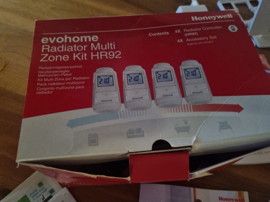 Honeywell evohome Radiator Multi Zone Kit HR92, Ophalen, Slimme thermostaat, Gebruikt