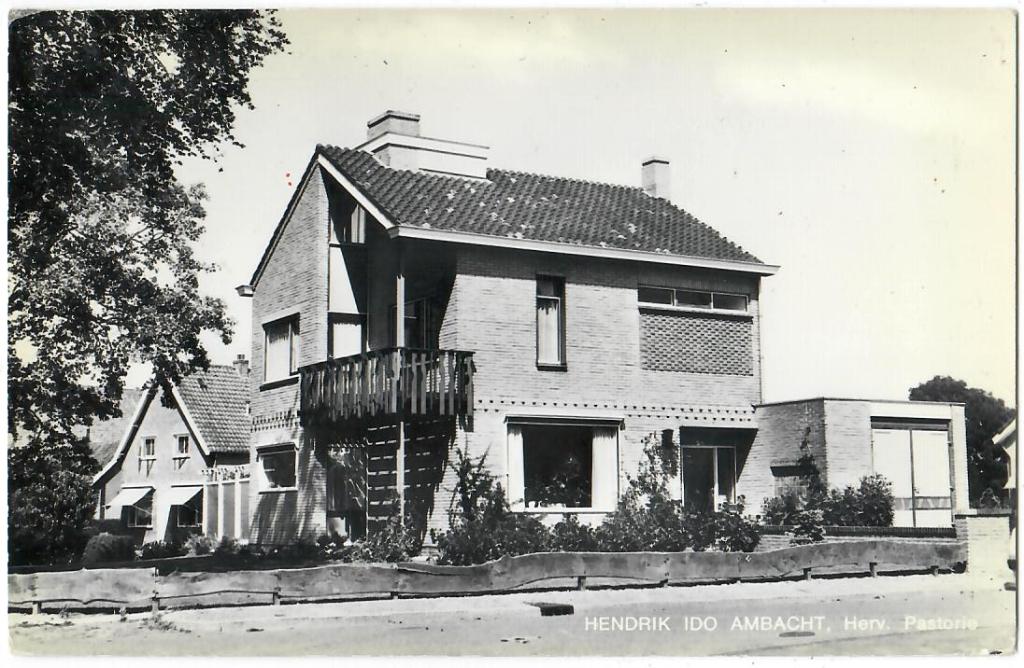 Hendrik Ido Ambacht - Herv. Pastorie, Verzenden, 1940 tot 1960, Ongelopen, Zuid-Holland