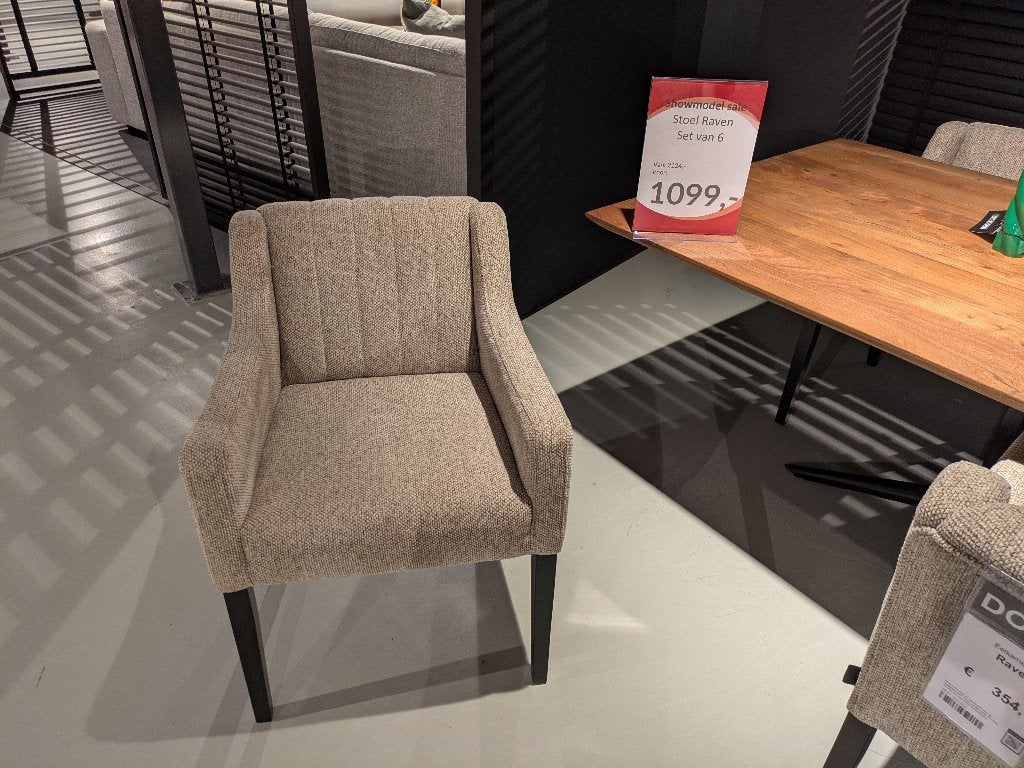 SET VAN 6 NIEUWE URBAN SOFA STOELEN VOOR SPOTPRIJS, Huis en Inrichting, Ophalen, Hout, Bruin, Vijf, Zes of meer stoelen