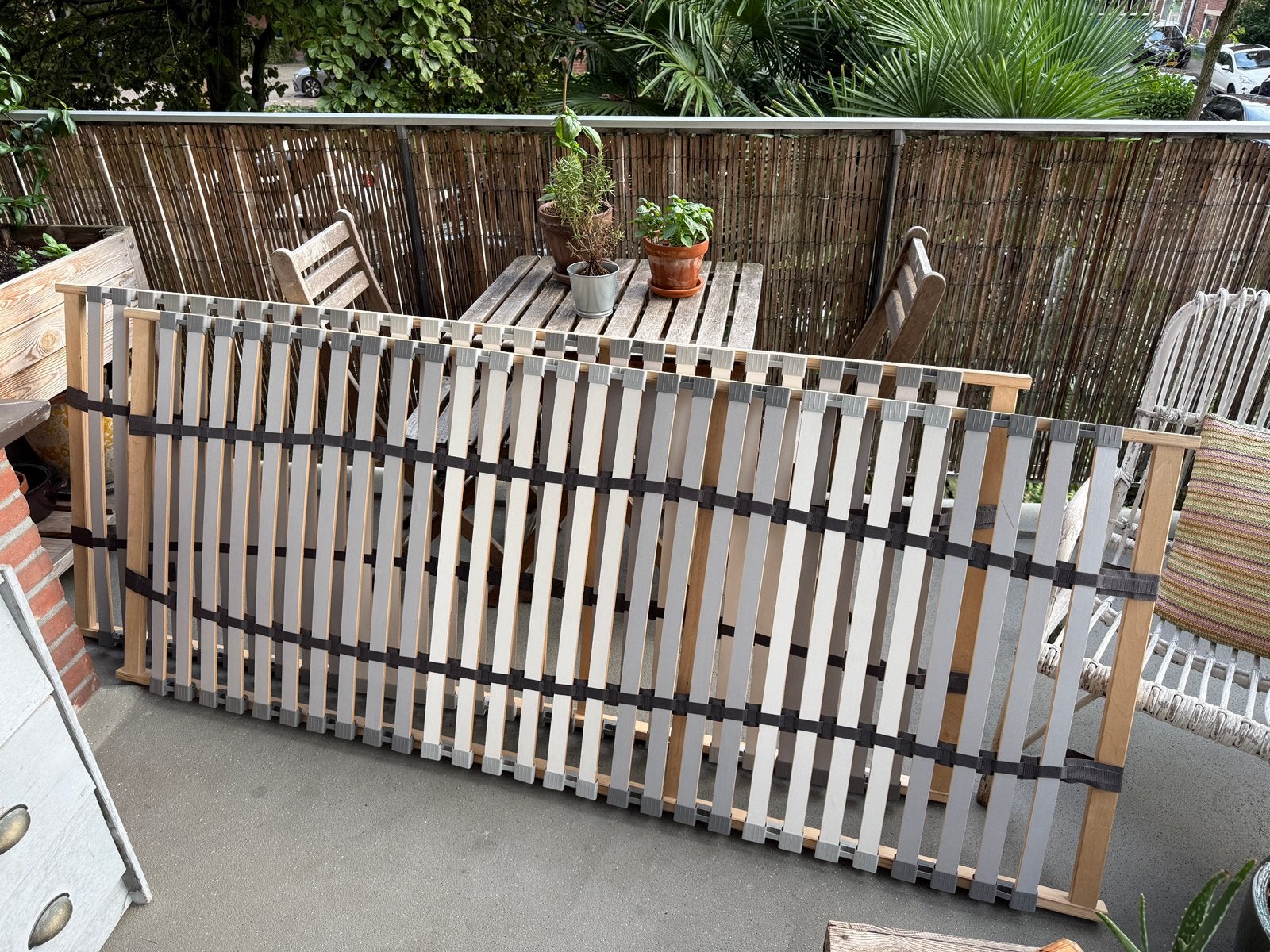 2 IKEA Lönset lattenbodems 80 x 200, Ophalen, Gebruikt, Tweepersoons, Bedbodem