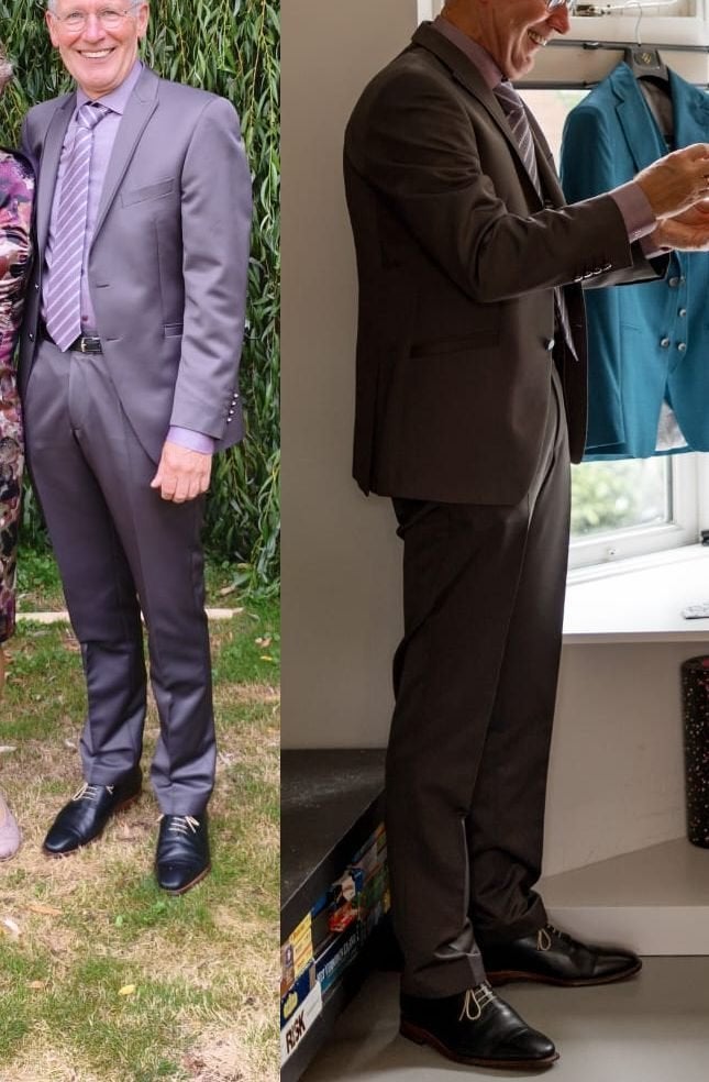 Wilvorst Trouwpak / Kostuum Maat 50 - Een keer gedragen, Kleding | Heren, Overige kleuren, Maat 48/50 (M), Ophalen of Verzenden