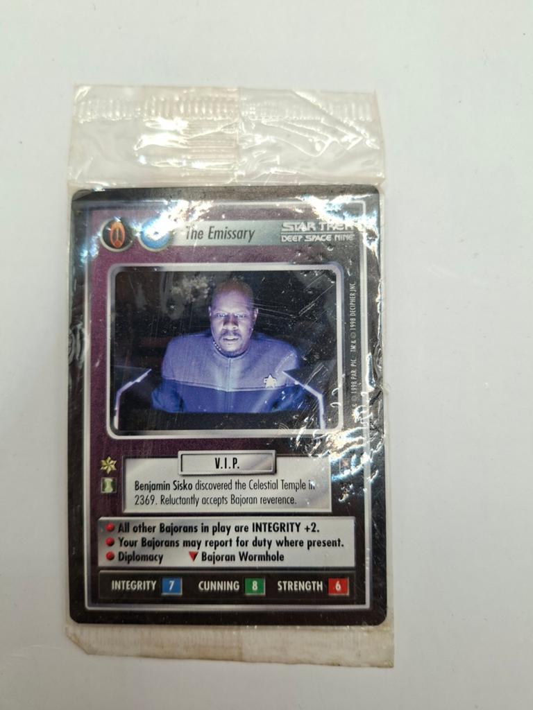 Star Trek promotie kaarten: Emissary & Traveler pack 1998, Ophalen of Verzenden, Nieuw