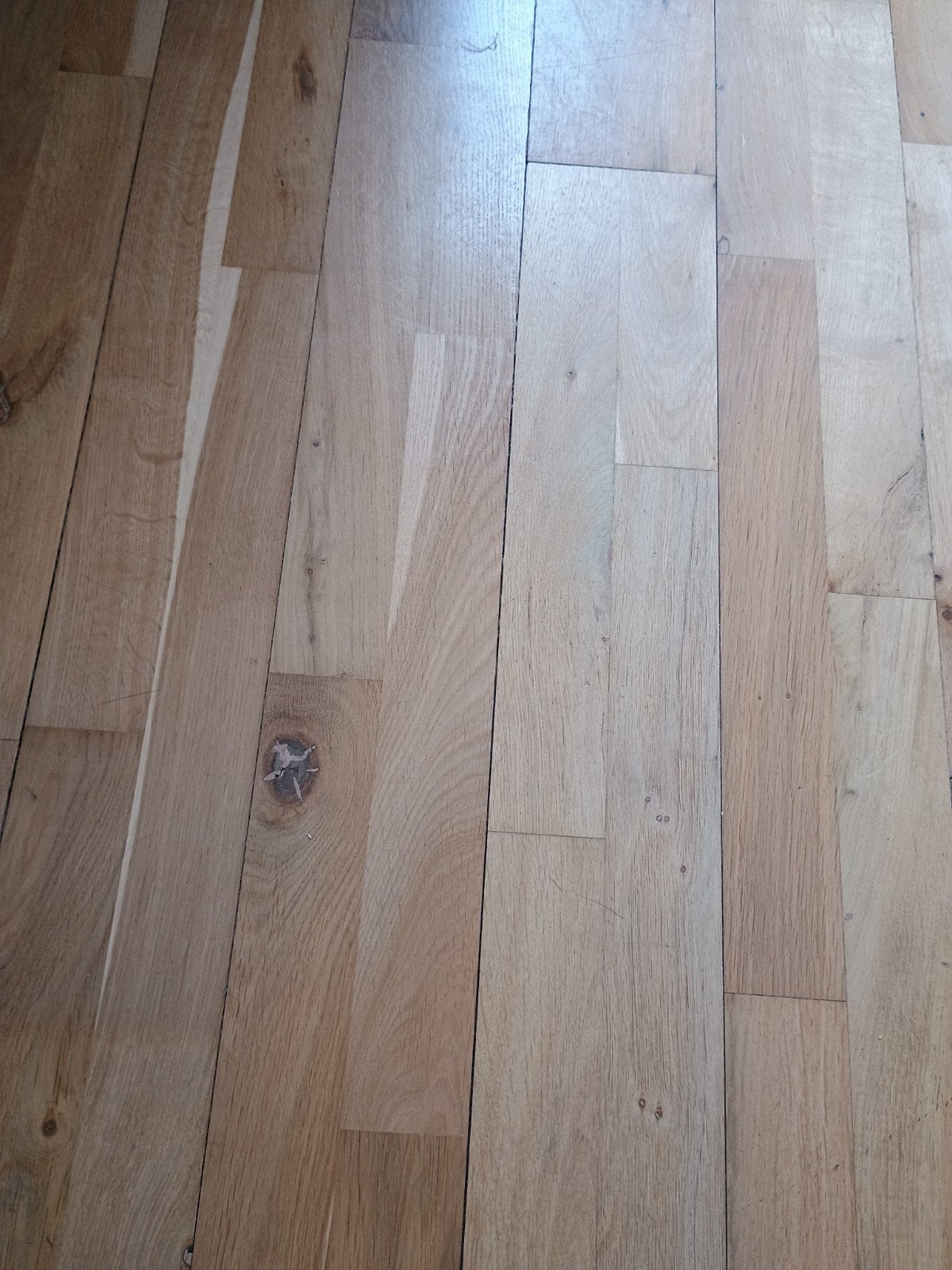 Licht eiken parket 30 m2, Gebruikt, 10 m² of meer, 10 tot 30 cm, Hout