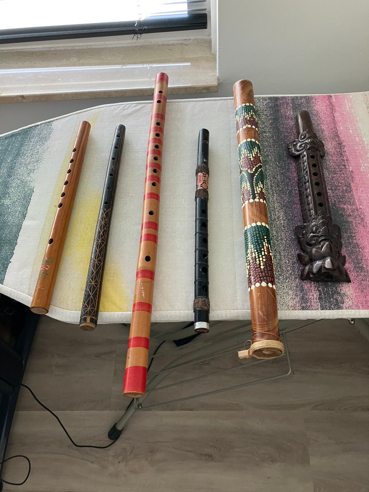 Verzmeling inheemse fluiten, Muziek en Instrumenten, Ophalen of Verzenden, Zo goed als nieuw