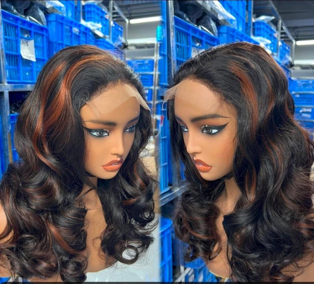 22 inch luxe bouncy wig / pruik 100% menselijke haar, Ophalen of Verzenden, Nieuw, Pruik of Haarverlenging