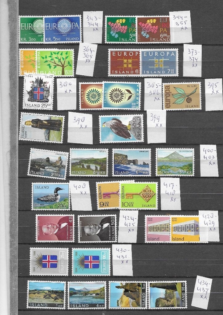IJSLAND postfris, Verzenden, IJsland, Postfris