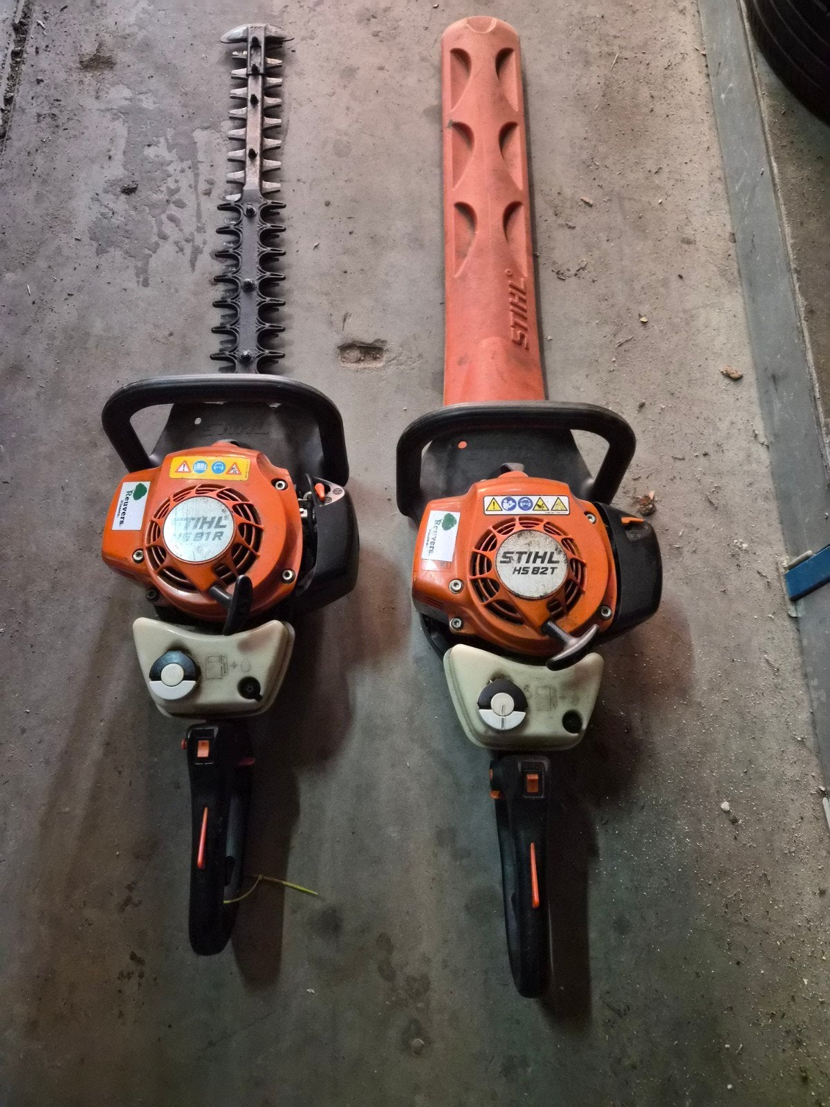 Stihl Heggenschaar HS 81 R en HS 82 T Benzine, Tuin en Terras, Heggenscharen, Ophalen