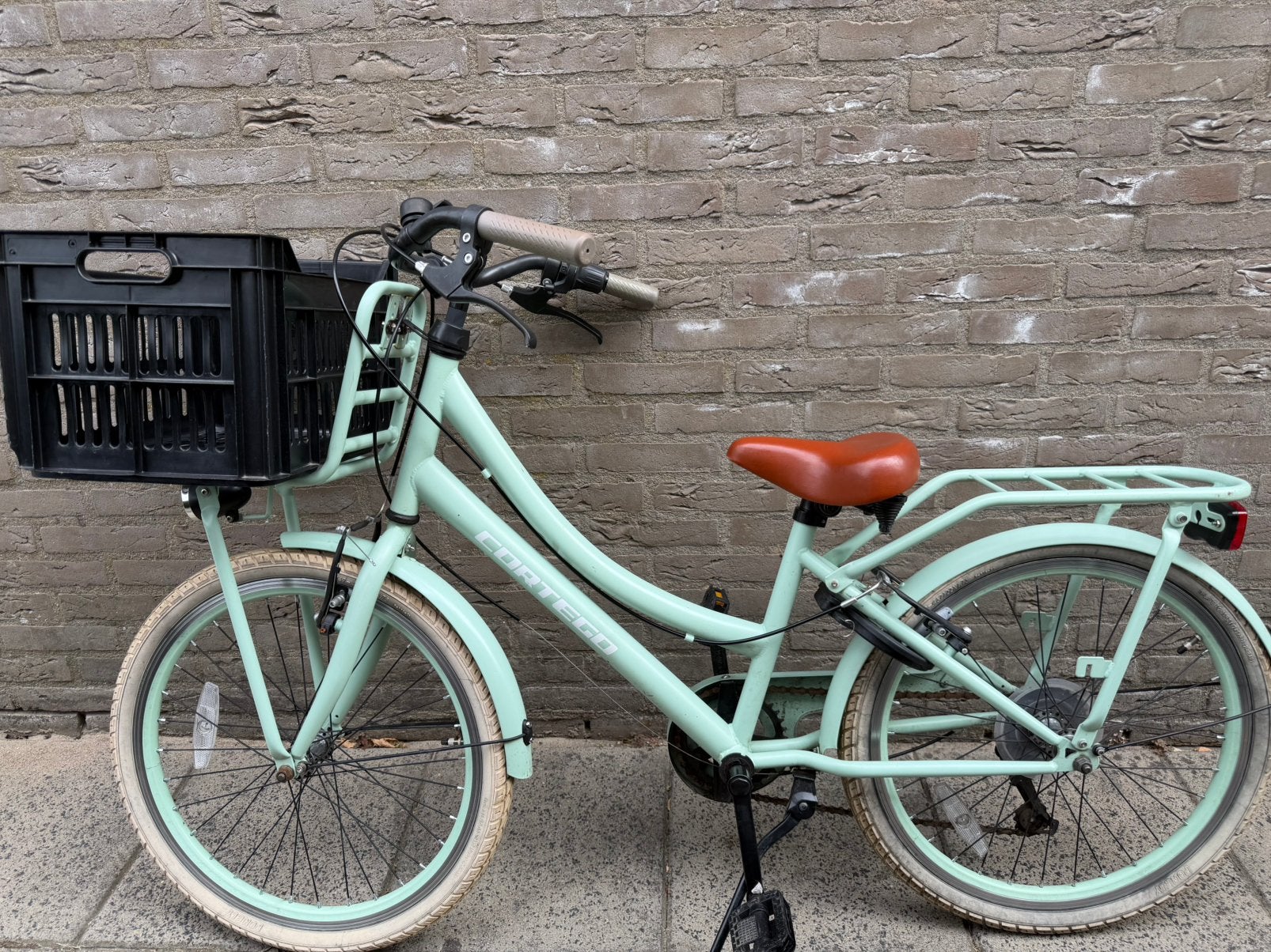 Meisjesfiets 22 inch cortego, Fietsen en Brommers, Fietsen | Meisjes, Ophalen, Gebruikt, 22 inch, Versnellingen