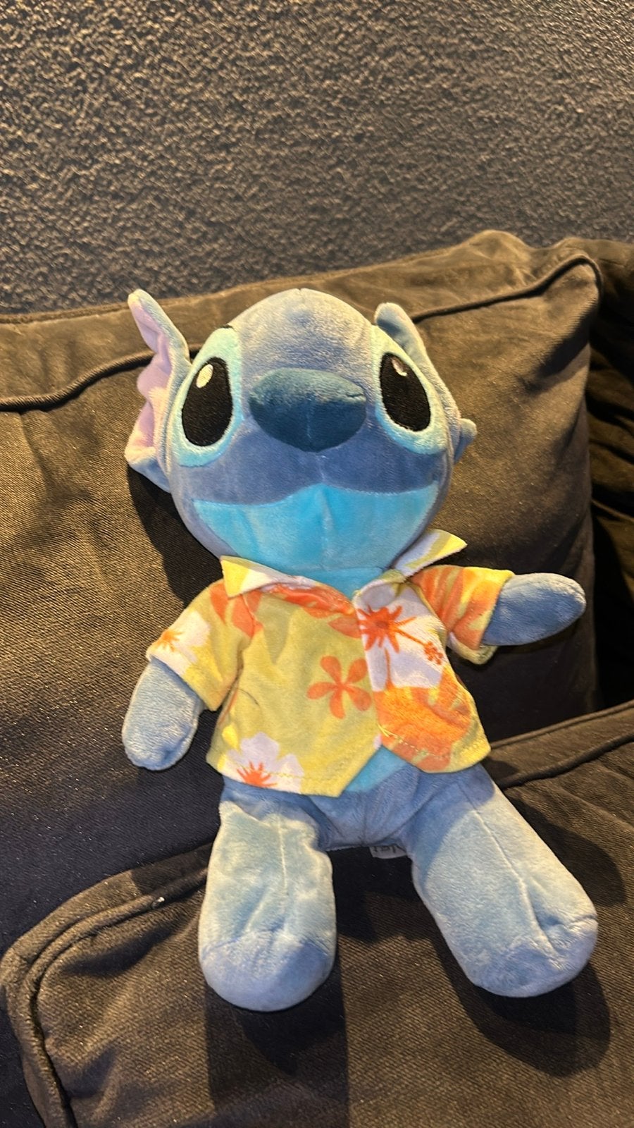 Stitch knuffel met Hawaï shirt, Disney, Overige typen, Blauw, Ophalen of Verzenden