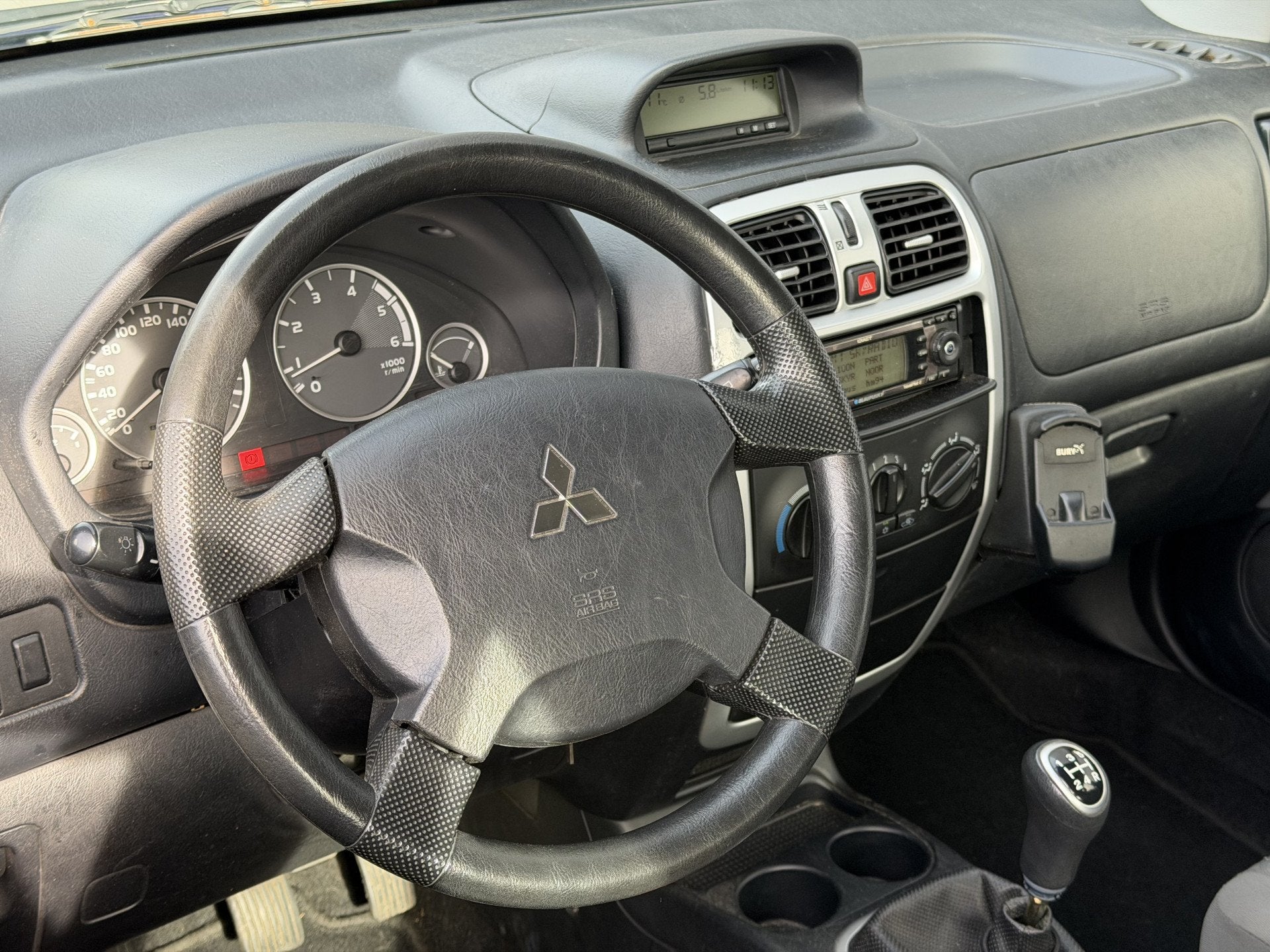 Mitsubishi Space Star 1.9 Di-D Inform Silver | RIJKLAAR | Ai, Voorwielaandrijving, Stof, Gebruikt, Zwart