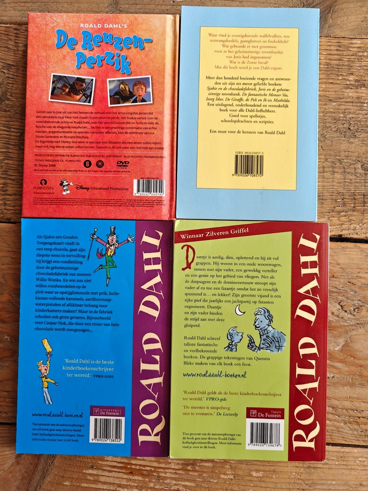 4 Boeken van Roald Dahl., Ophalen of Verzenden, Zo goed als nieuw, Fictie algemeen
