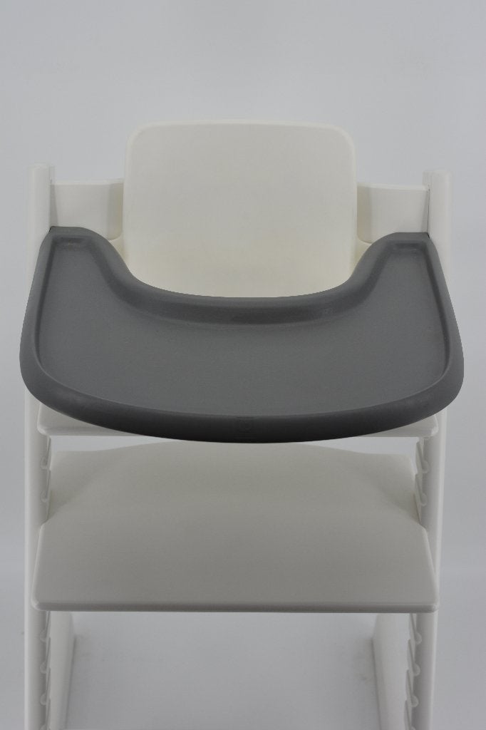 Stokke Tripp Trapp Storm Grey – Tripp Trapp met tray, Verzenden, Zo goed als nieuw, Meegroeistoel, Aanschuifbaar