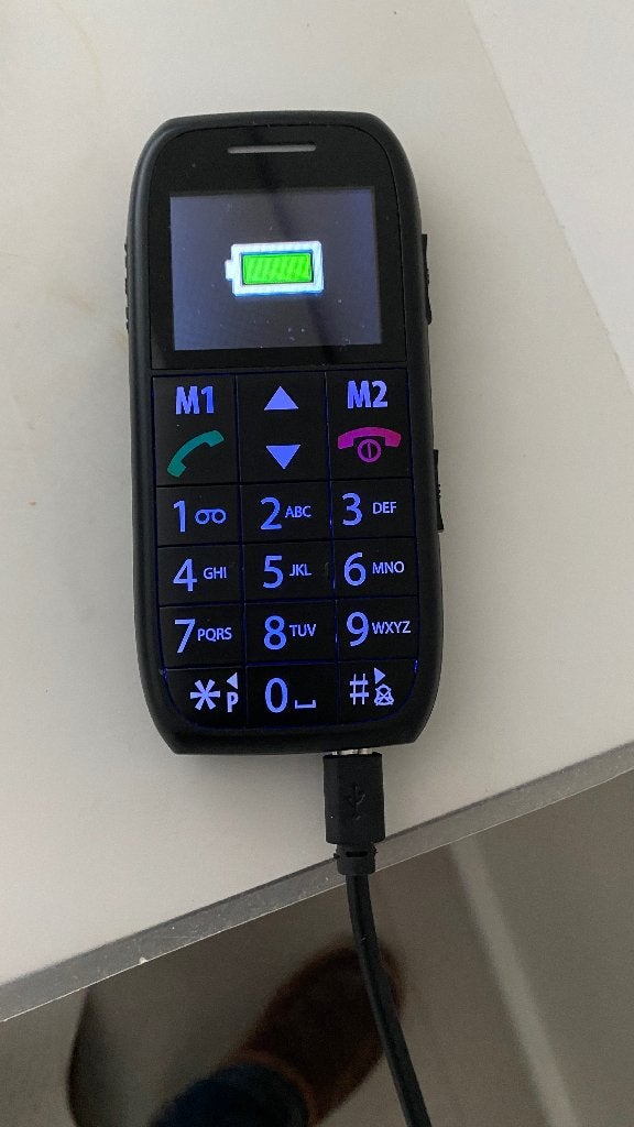 Fysic seniorentelefoon met grote toetsen en SOS-knop, Gebruikt, Overige modellen, Geen camera, Ophalen of Verzenden