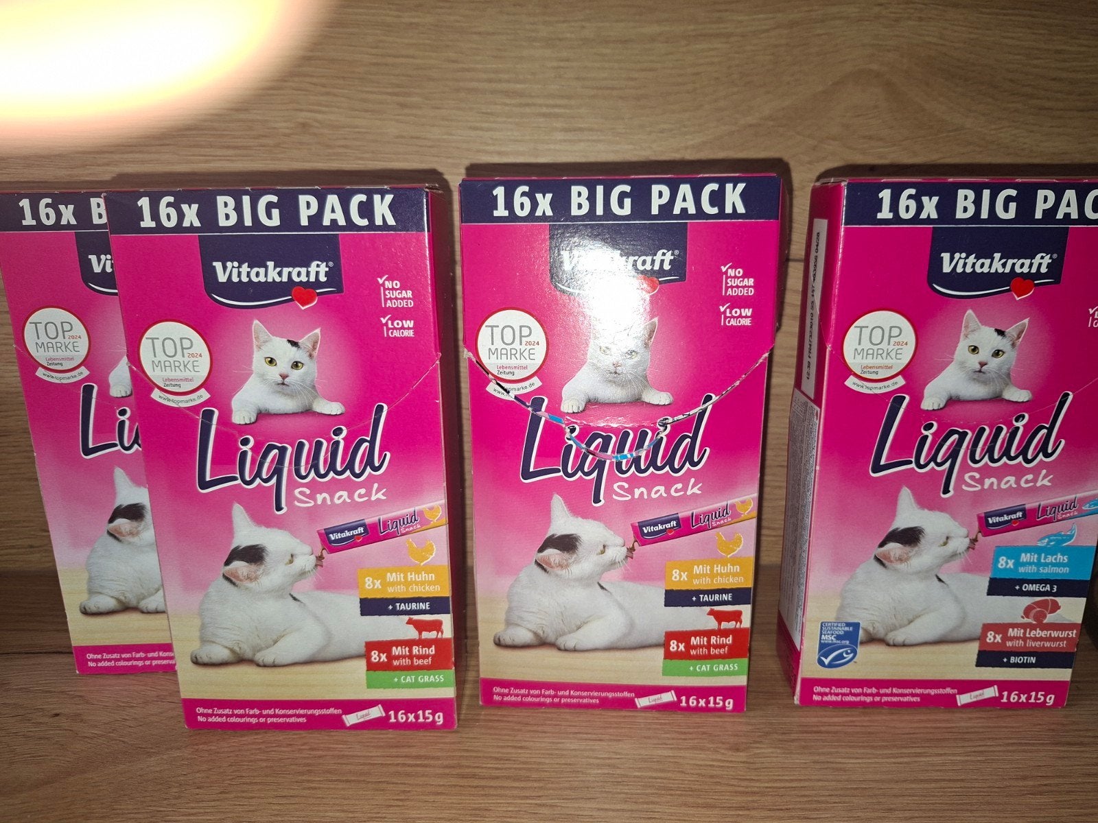 Vitakraft Liguid snacks, Ophalen