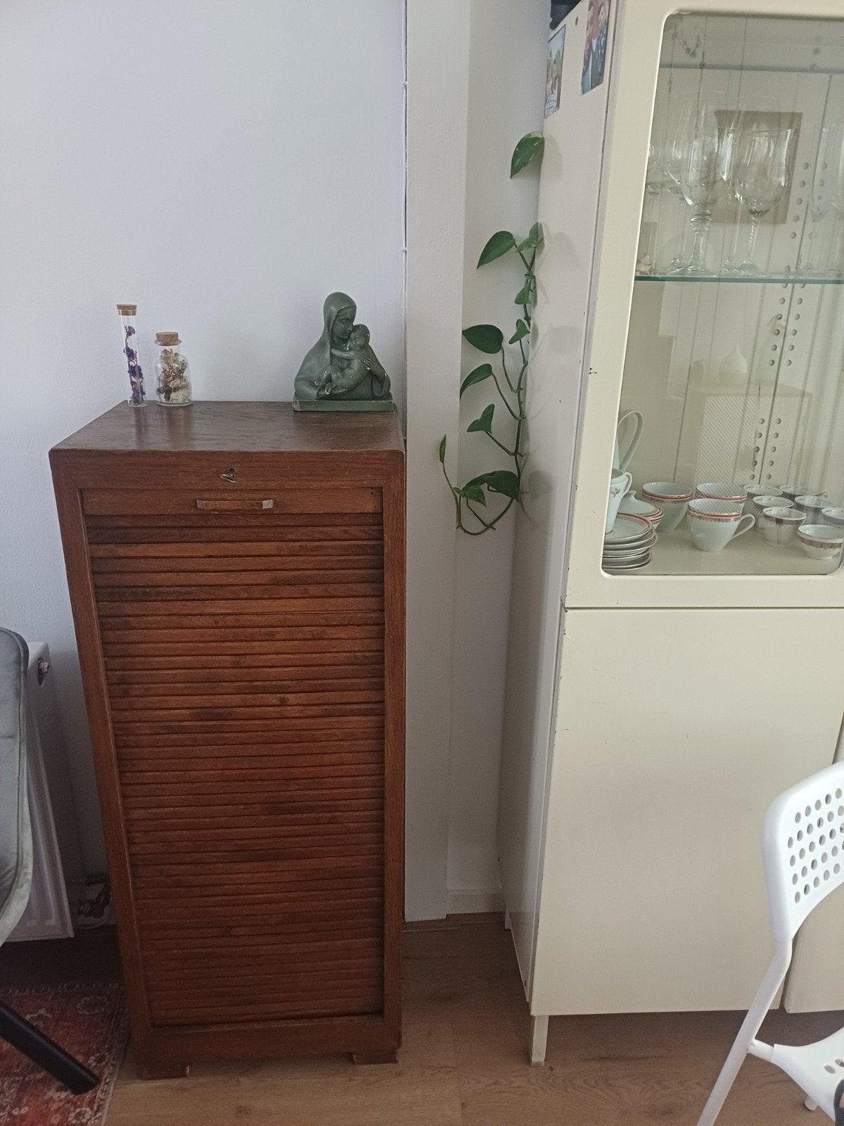 super mooie industriële vintage roldeur archiefkast, Ophalen, Zo goed als nieuw