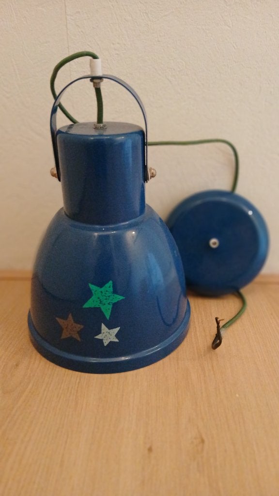 LIEF Hanglamp en wandlamp lifestyle STOER blauw, Gebruikt, Lief! Lifestyle, Ophalen of Verzenden, Lamp