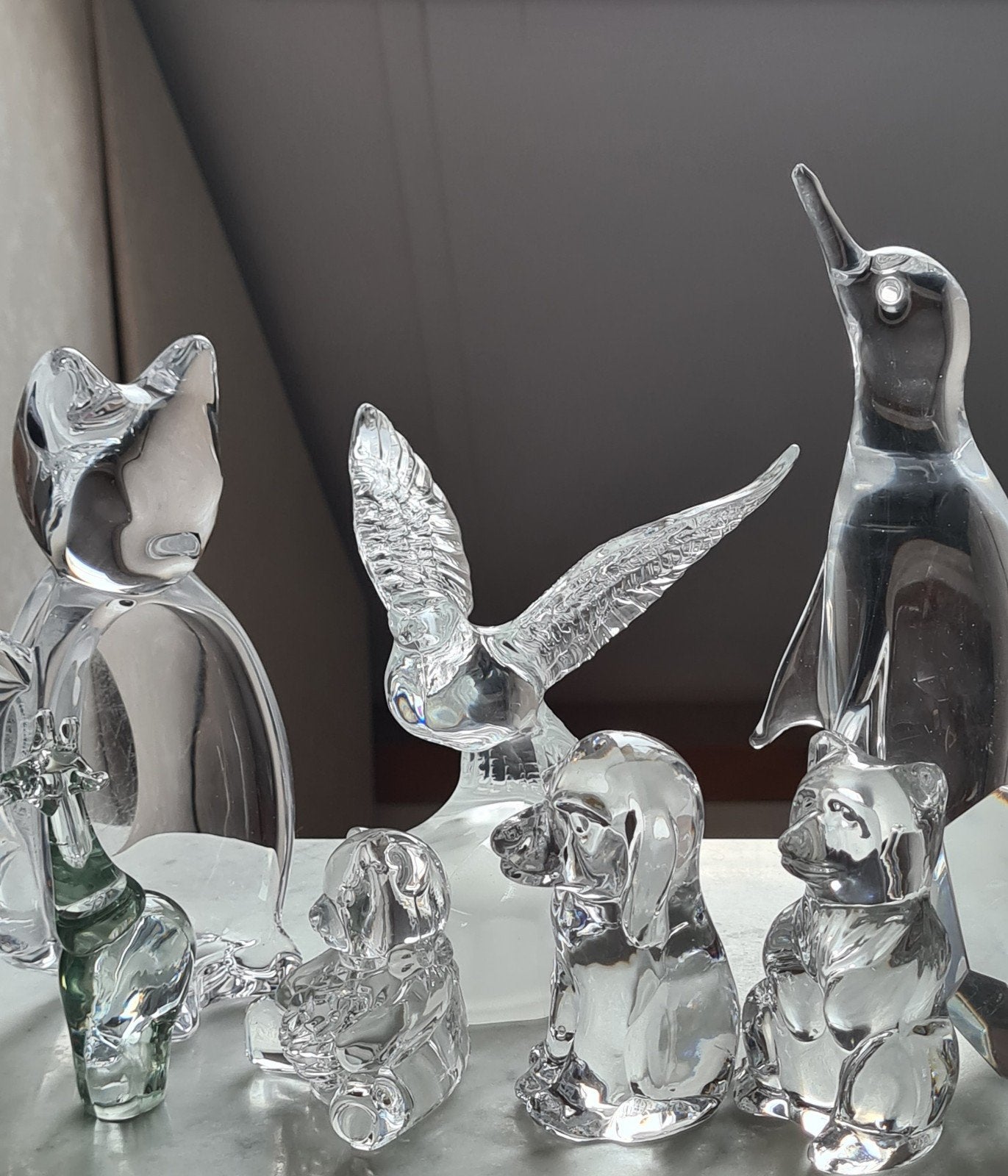 Vintage verzameling Cristal d'arques beeldjes, Ophalen of Verzenden, Zo goed als nieuw, Figuurtje