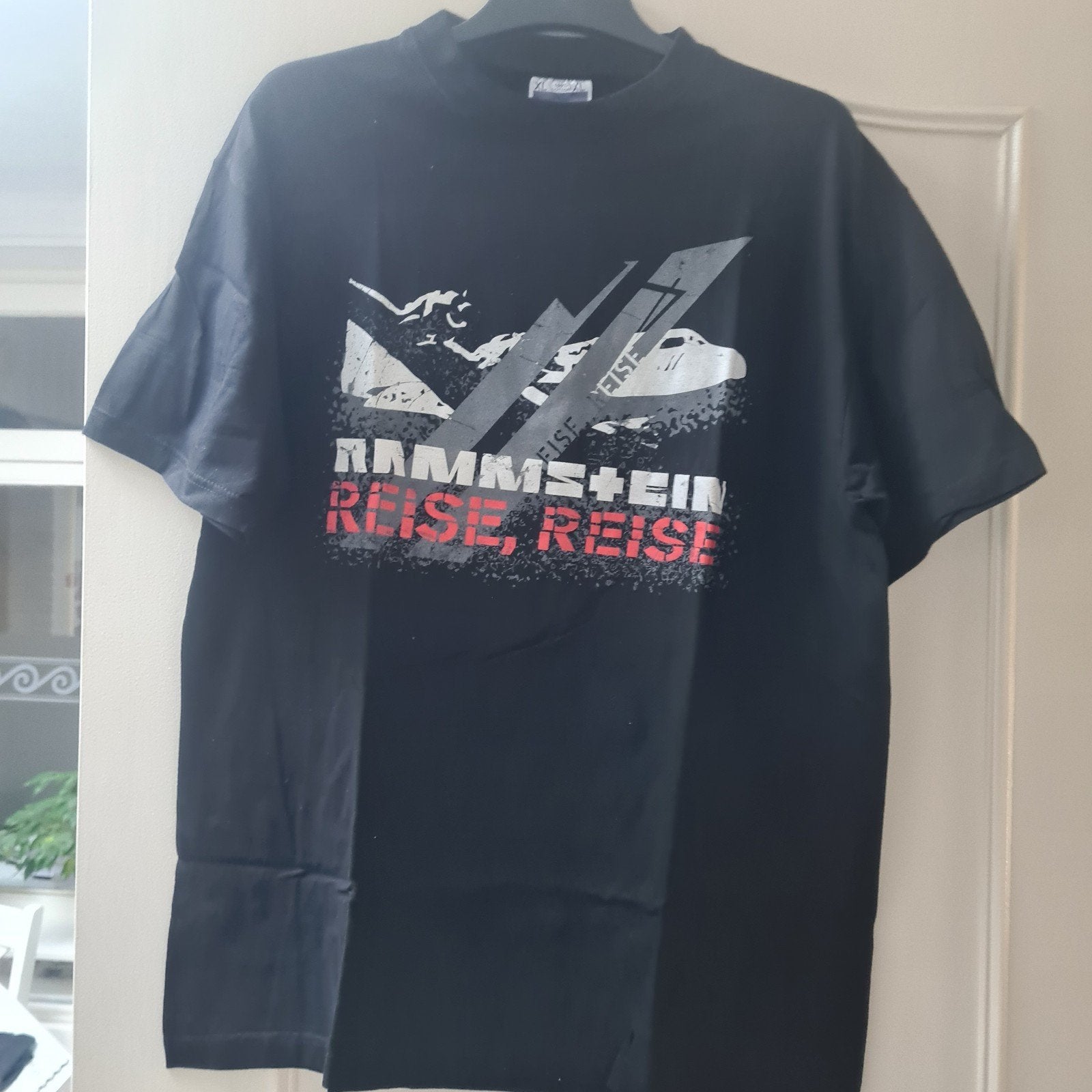 Rammstein 'Reise, Reise' T-shirt Zwart Maat XL Tour 2005, Zwart, Maat 56/58 (XL), Ophalen of Verzenden, Rammstein