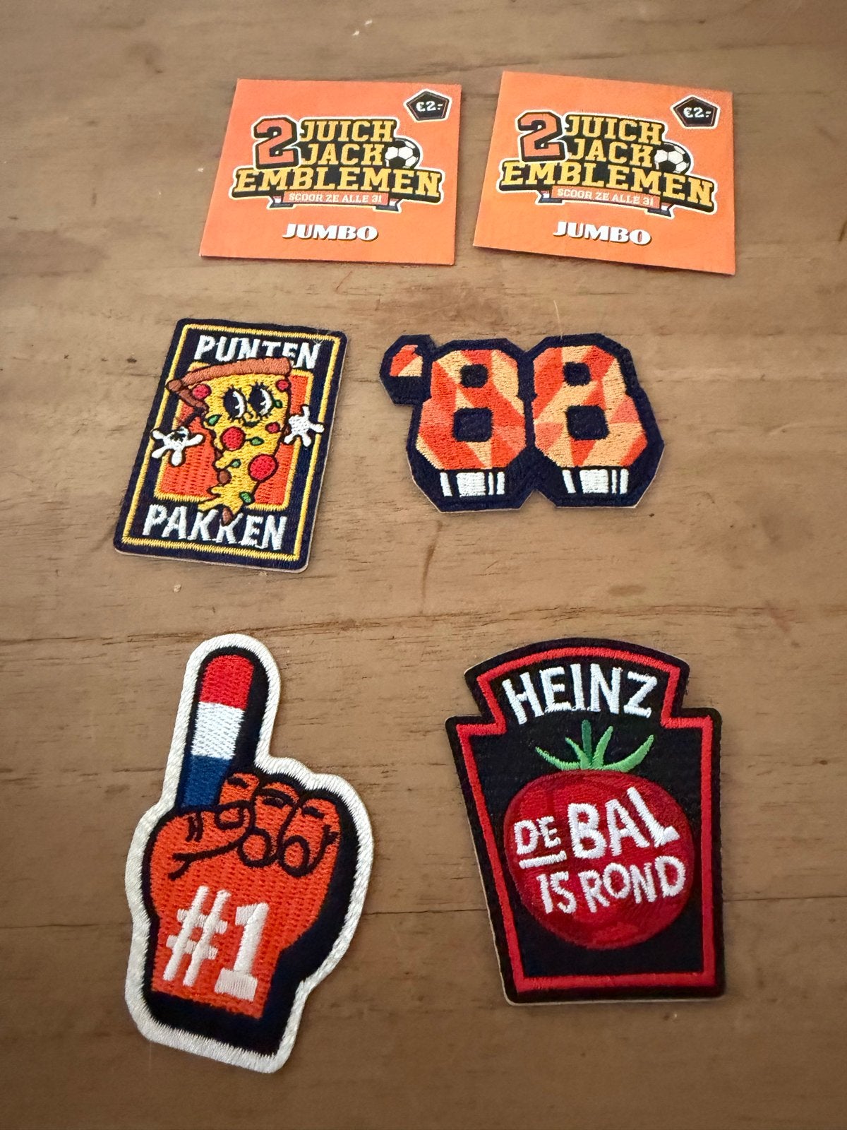 Jumbo Juich Jack Emblemen en andere patches, Ophalen of Verzenden, Zo goed als nieuw, Sport