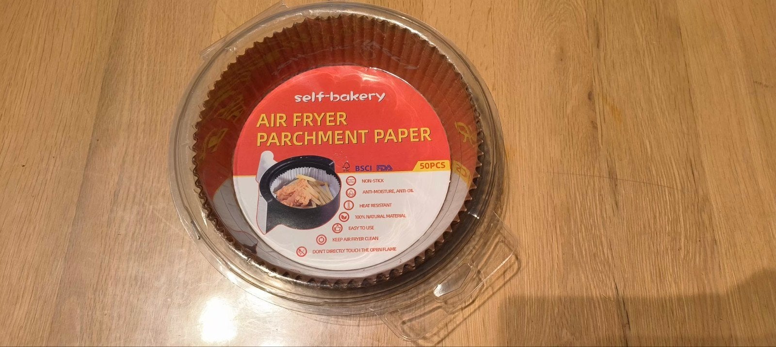 Airfryer bakpapier - 100 stuks - Rond - Anti-aanbak, Overige typen, Nieuw, Papier/karton, Ophalen of Verzenden