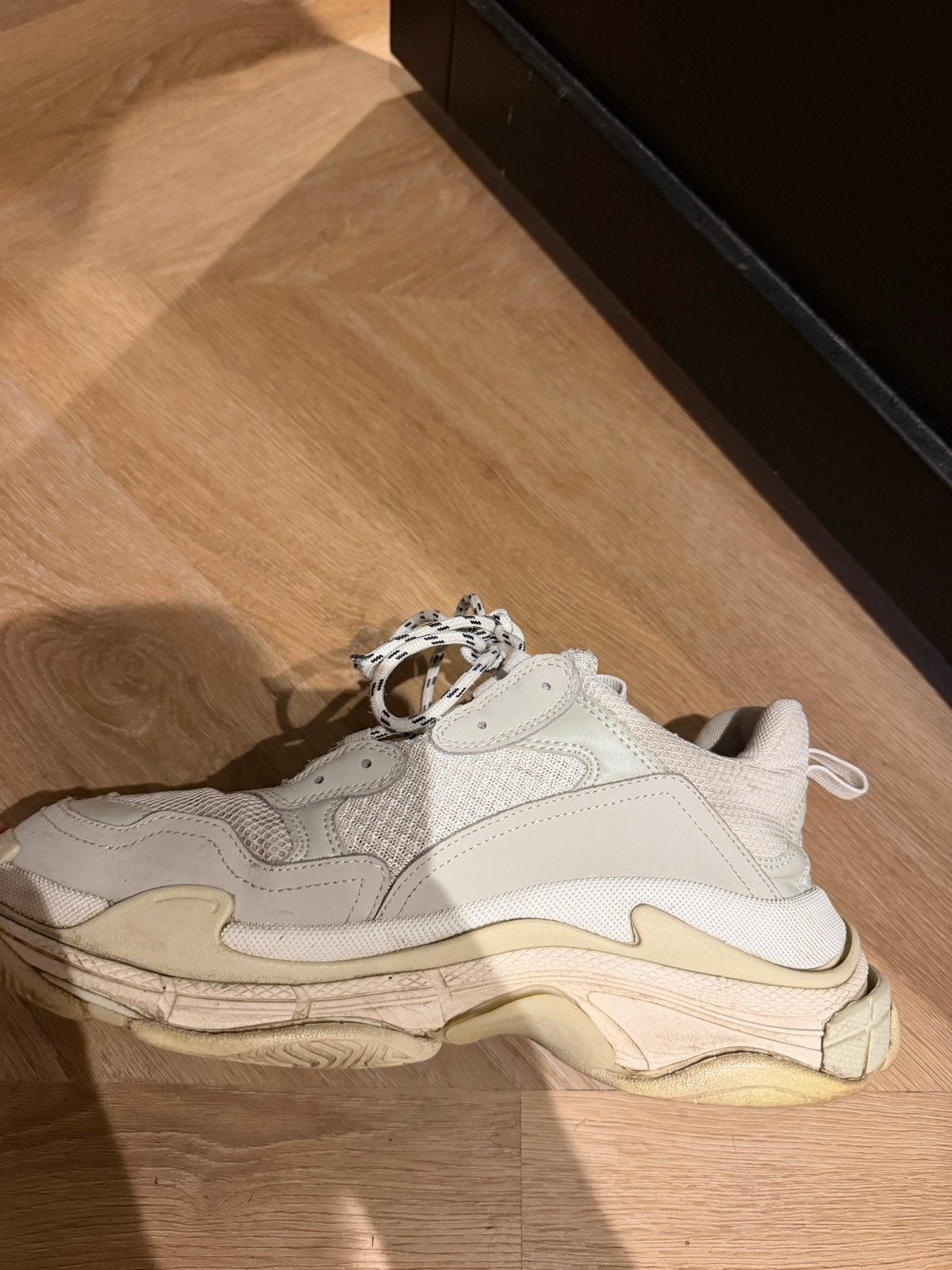 Balenciaga Triple S Sneakers Maat 45, Ophalen of Verzenden, Gedragen, Wit, Sneakers of Gympen