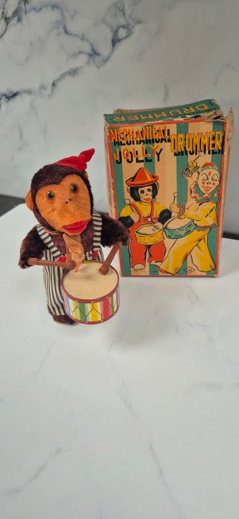 Mechanisch speelgoed Jolly Drummer, Ophalen of Verzenden