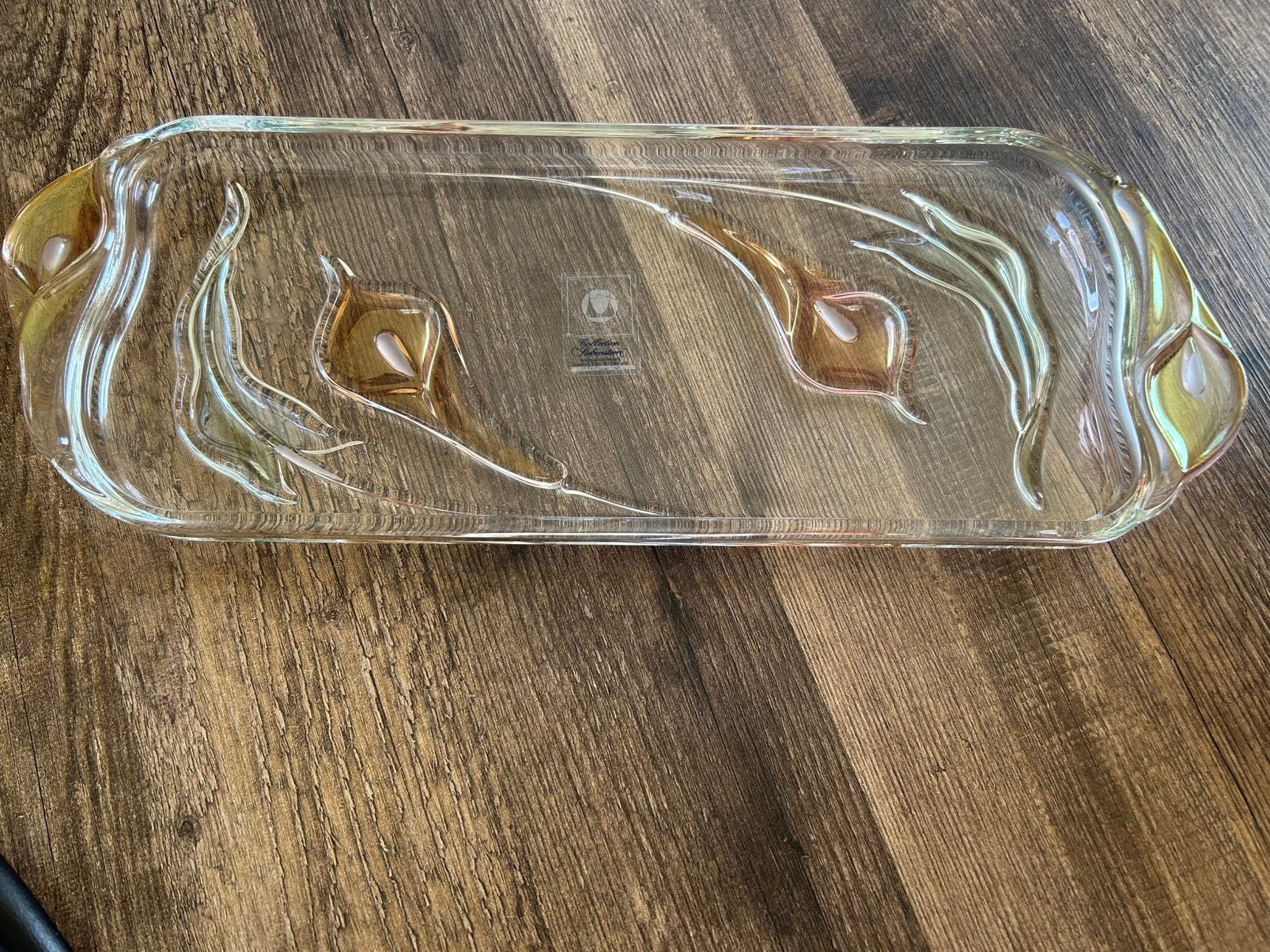 Vintage kristallen schaal Walther Glas Collection jaten 70, Ophalen of Verzenden