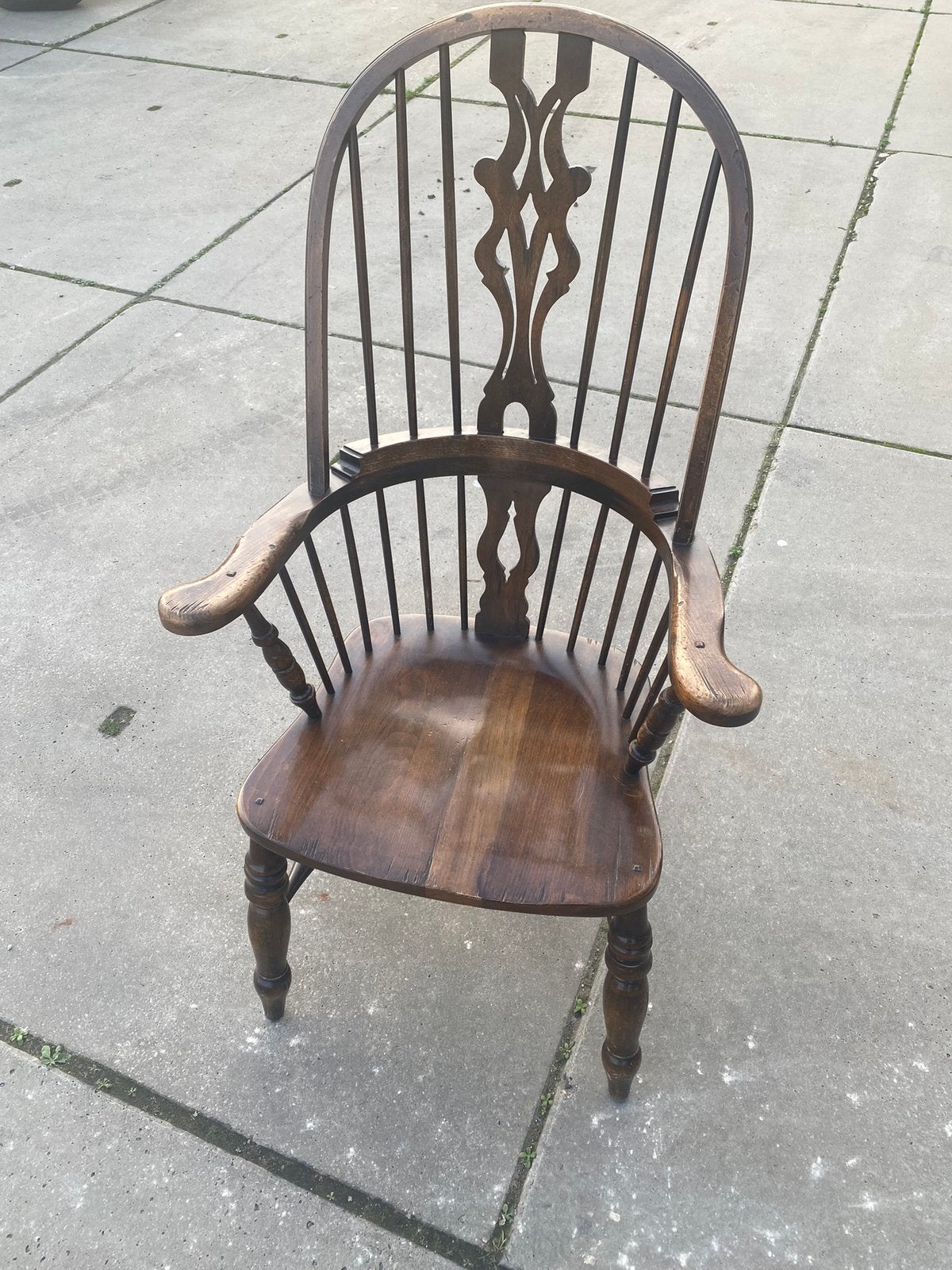 Antieke Windsor stoel, Ophalen
