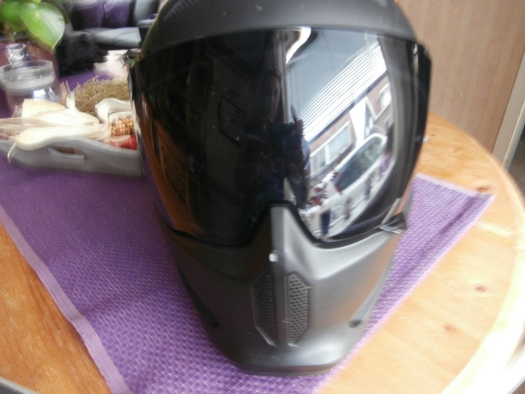 helm motor motorhelm merkt Ruroc zwart met extra scherm, Motoren, Overige merken, Dames, Ophalen of Verzenden, Integraalhelm