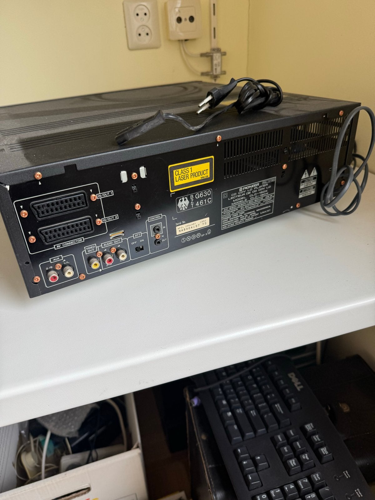 Pioneer CLD-150K CD/LD Speler met Karaoke Functie, Ophalen of Verzenden, Gebruikt, Speler