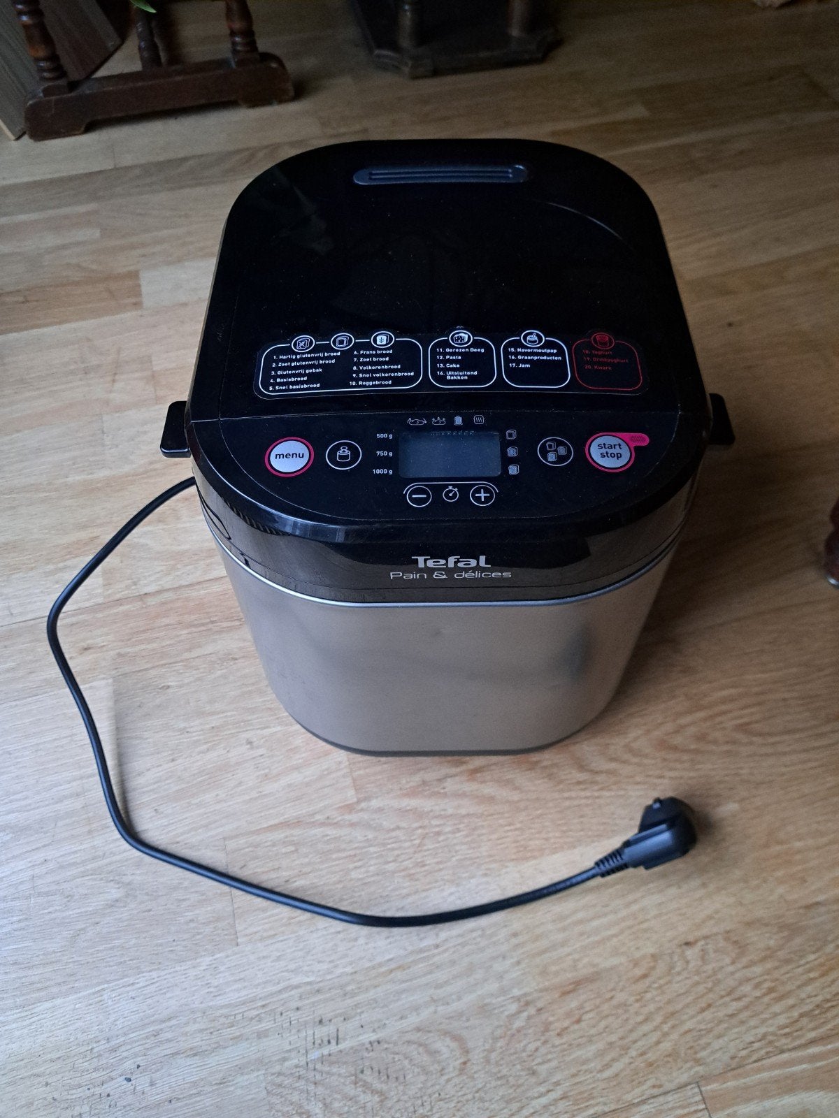 Tefal Pain & Délices Broodbakmachine - ook yoghurt en jam, Witgoed en Apparatuur, Broodbakmachines, Meer dan 10 programma's, 800 tot 1200 gram deeg