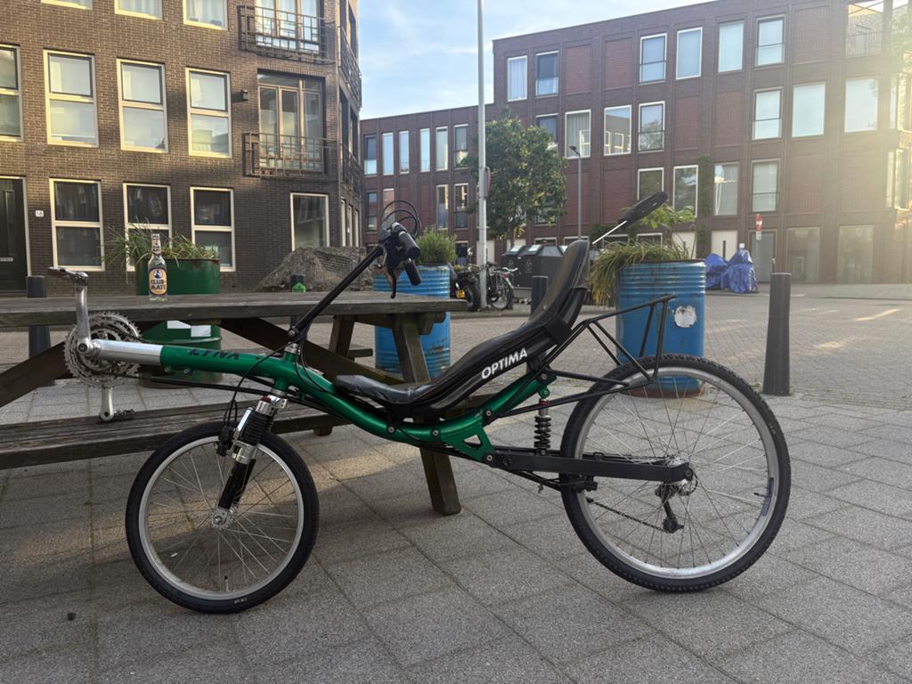 Optima Lynx Ligfiets, Fietsen en Brommers, Fietsen | Ligfietsen, Gebruikt, Velgrem, Bovenstuur, Ophalen