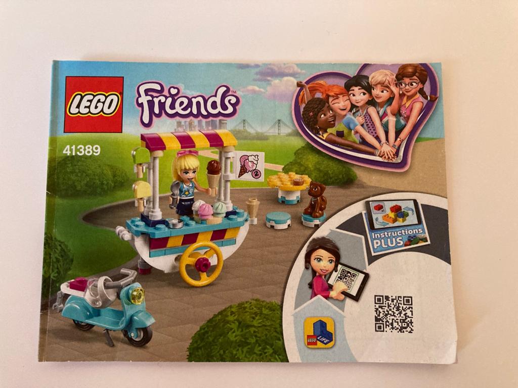 Lego Friends 41389 IJskar ijscowagen scooter COMPLEET, Kinderen en Baby's, Speelgoed | Duplo en Lego, Compleet, Lego, Friends
