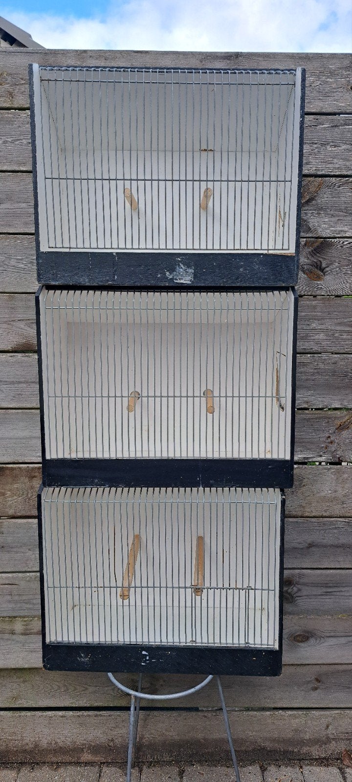 3 GROTE TT KOOIEN, Dieren en Toebehoren, Vogels | Hokken en Kooien, Ophalen, Hout, Vogelkooi