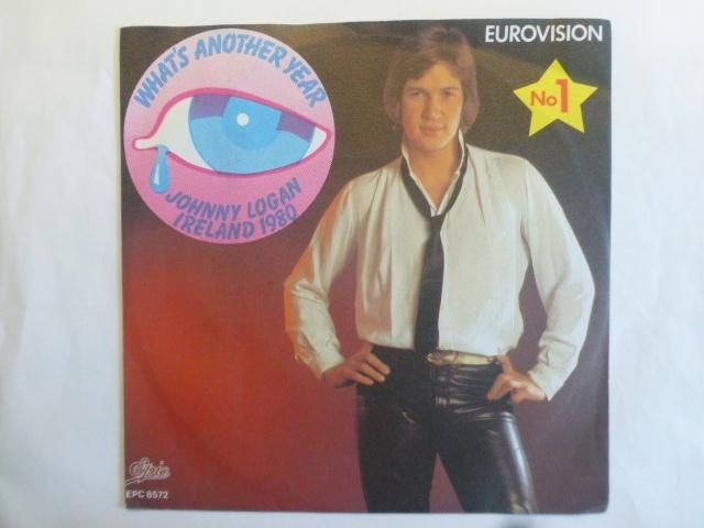Johnny Logan. What's another year./ One night stand., Gebruikt, 7 inch, Single, Ophalen of Verzenden