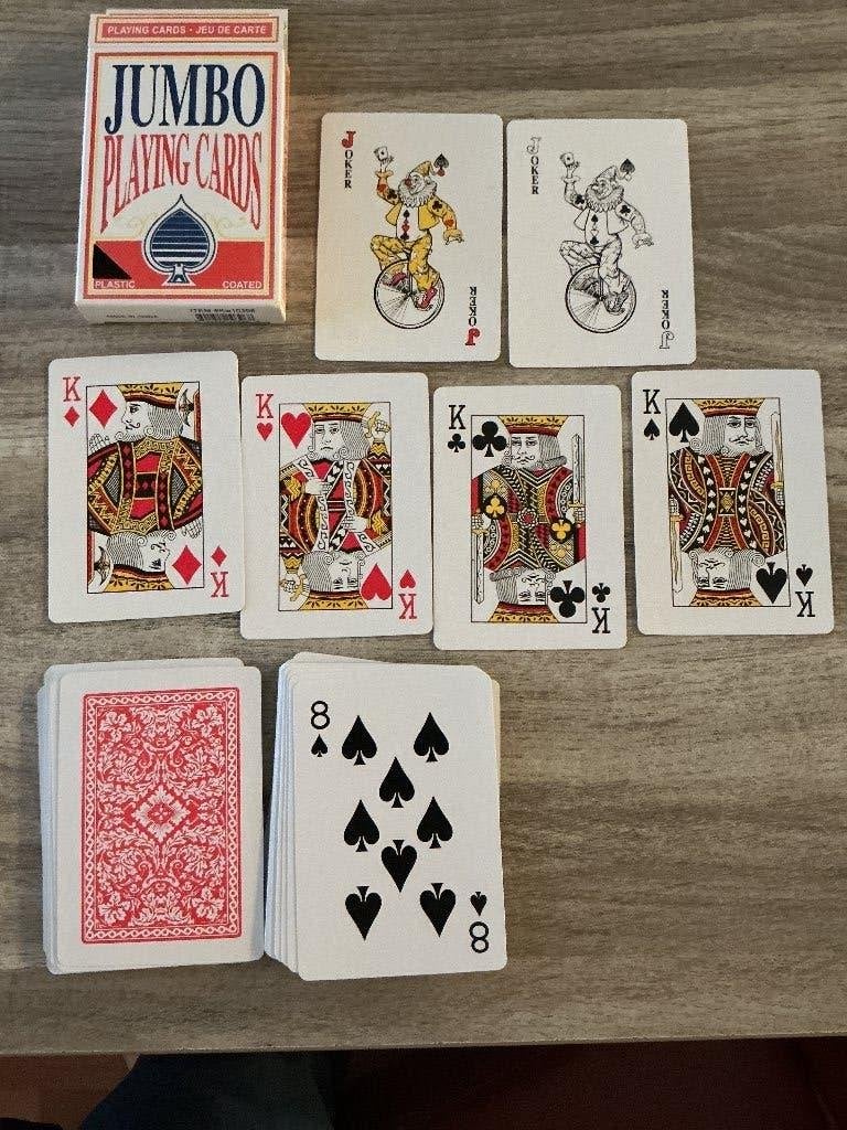 Jumbo playing cards - speelkaarten, Ophalen of Verzenden, Nieuw, Speelkaart(en)