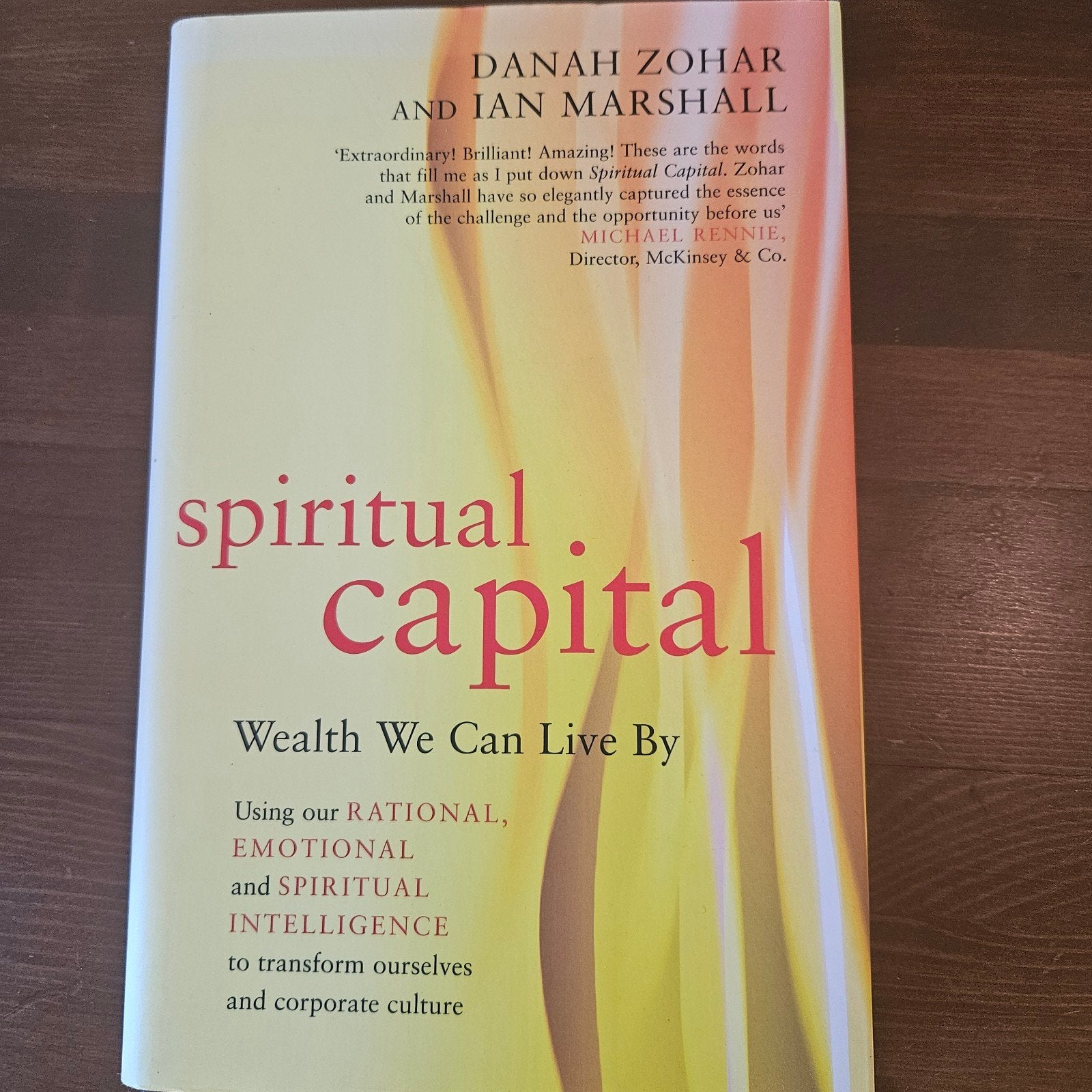 Spiritual Capital: Wealth We Can Live By - Danah Zohar, Boeken, Achtergrond en Informatie, Spiritualiteit algemeen, Ophalen of Verzenden