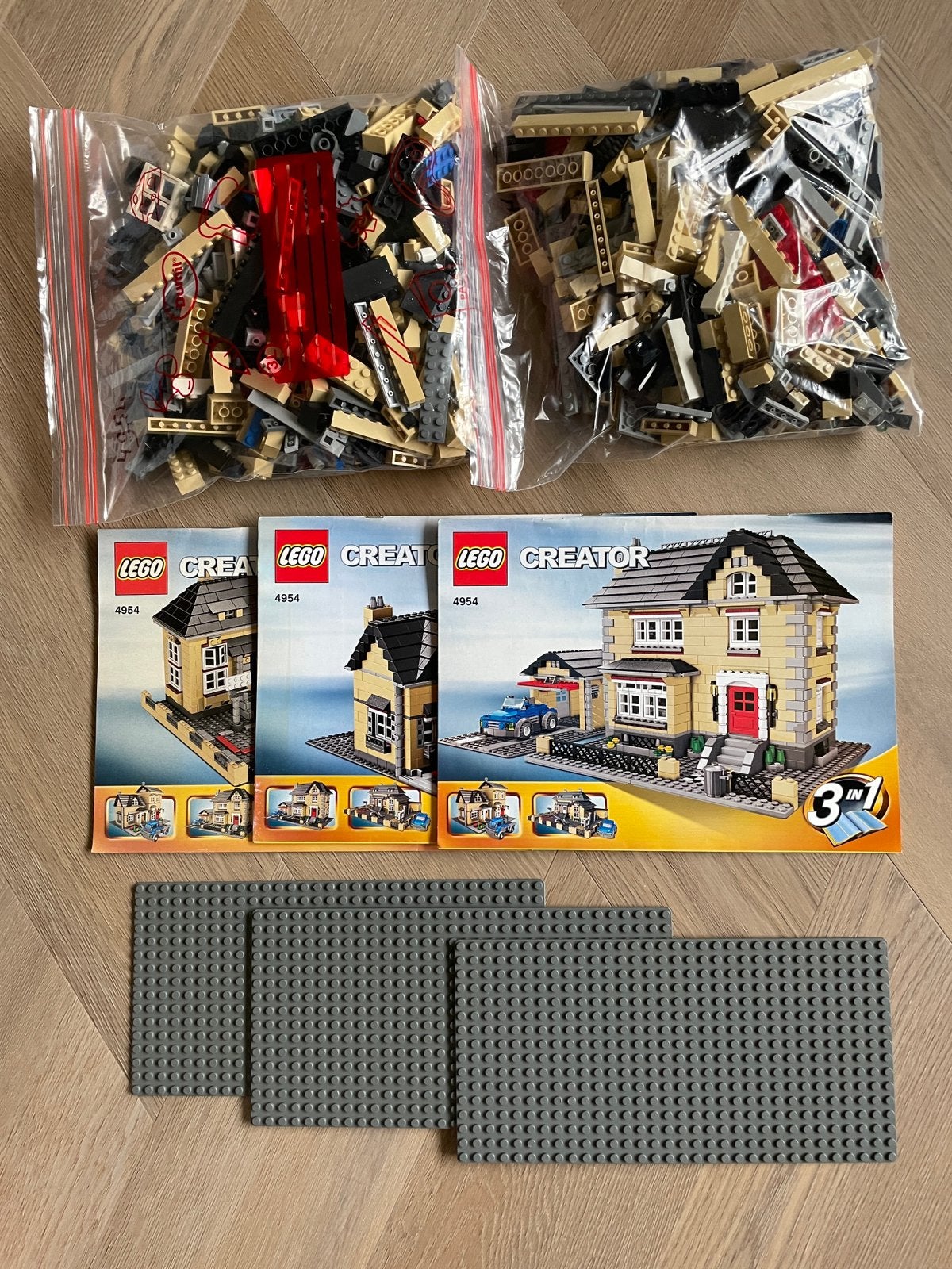 Lego creator 4954 huis 3in1, Ophalen of Verzenden, Zo goed als nieuw