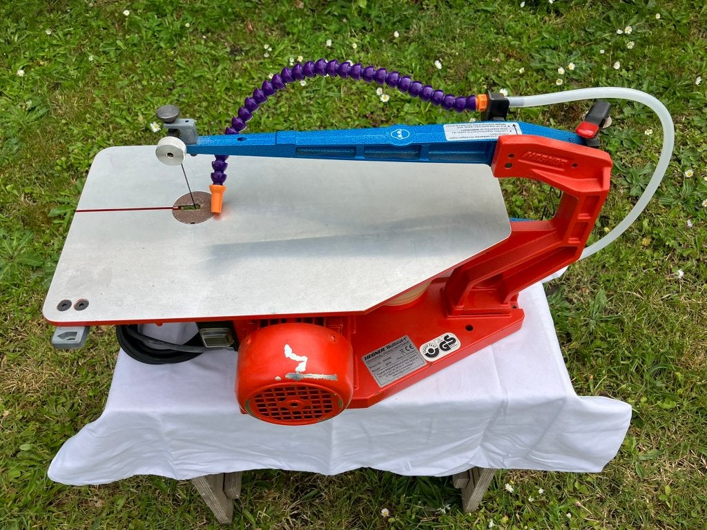 Hegner multicut 1elektrische figuurzaag, Minder dan 30 mm, Hegner, Ophalen of Verzenden, Zo goed als nieuw