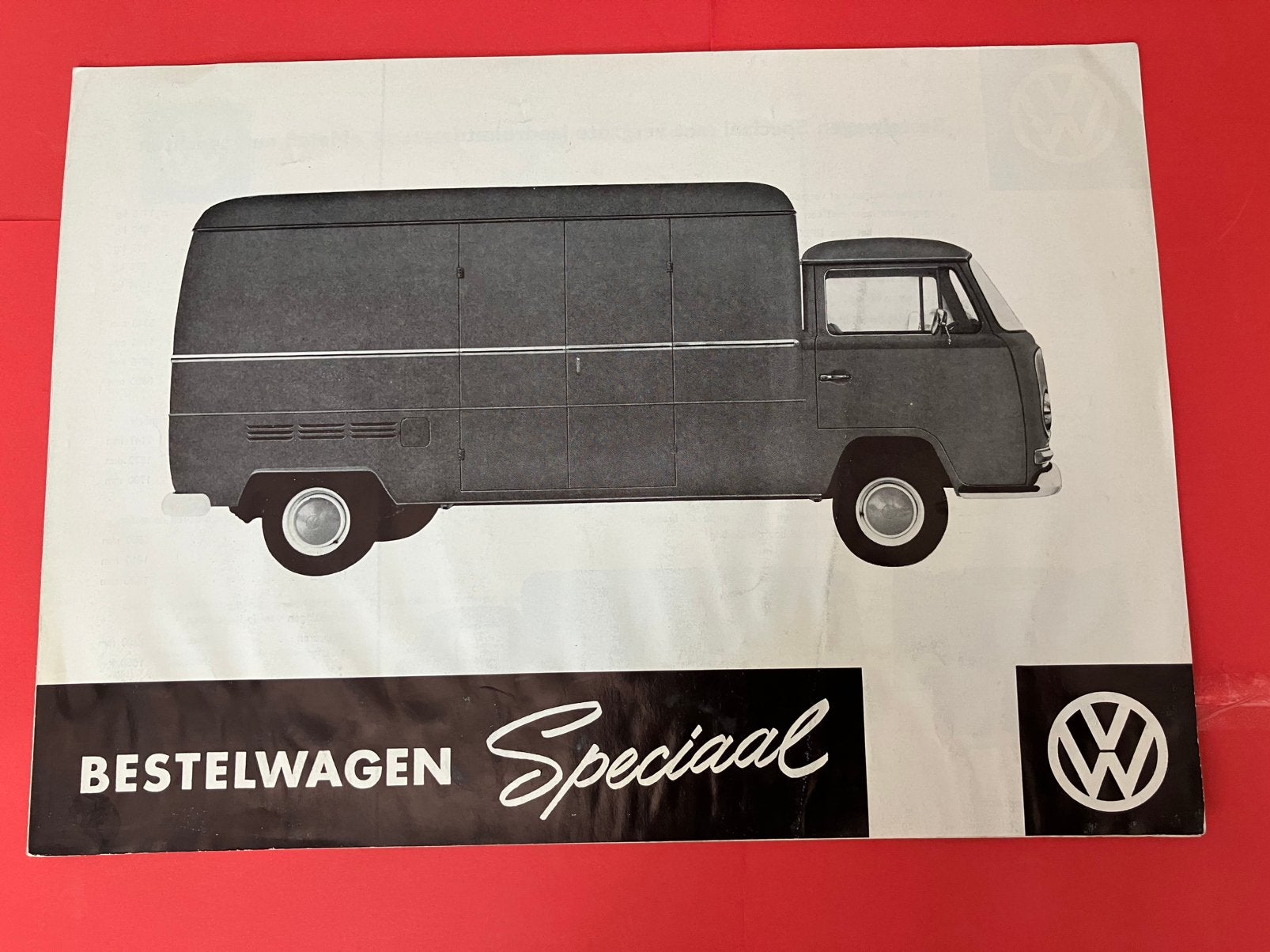 1968 VW T2A Kemperink brochure Volkswagen Transporter, Ophalen, Gelezen, Volkswagen