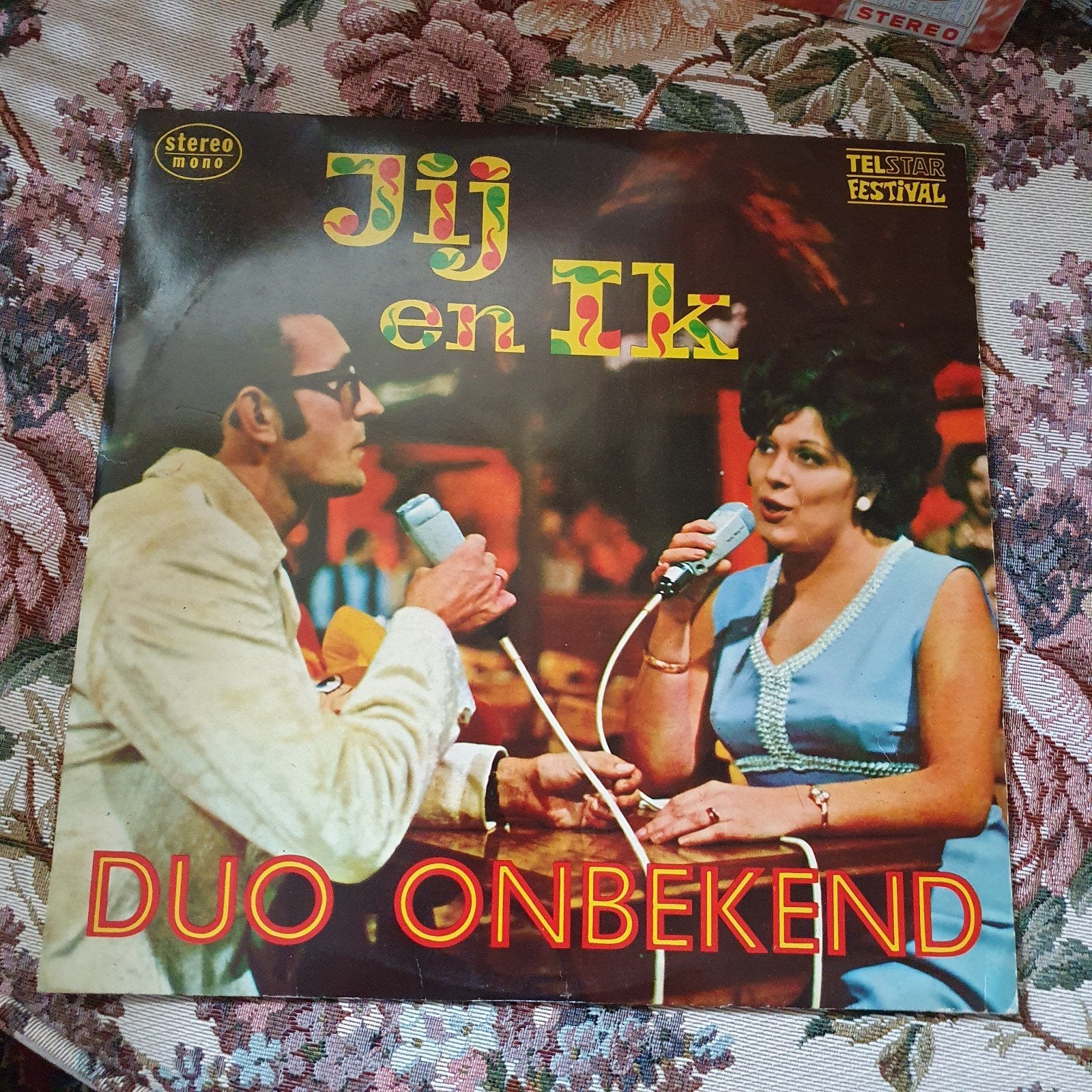 Lp Duo onbekend  -  Jij en ik  -  Telstar Festival, Ophalen of Verzenden, Gebruikt, 12 inch, Levenslied of Smartlap