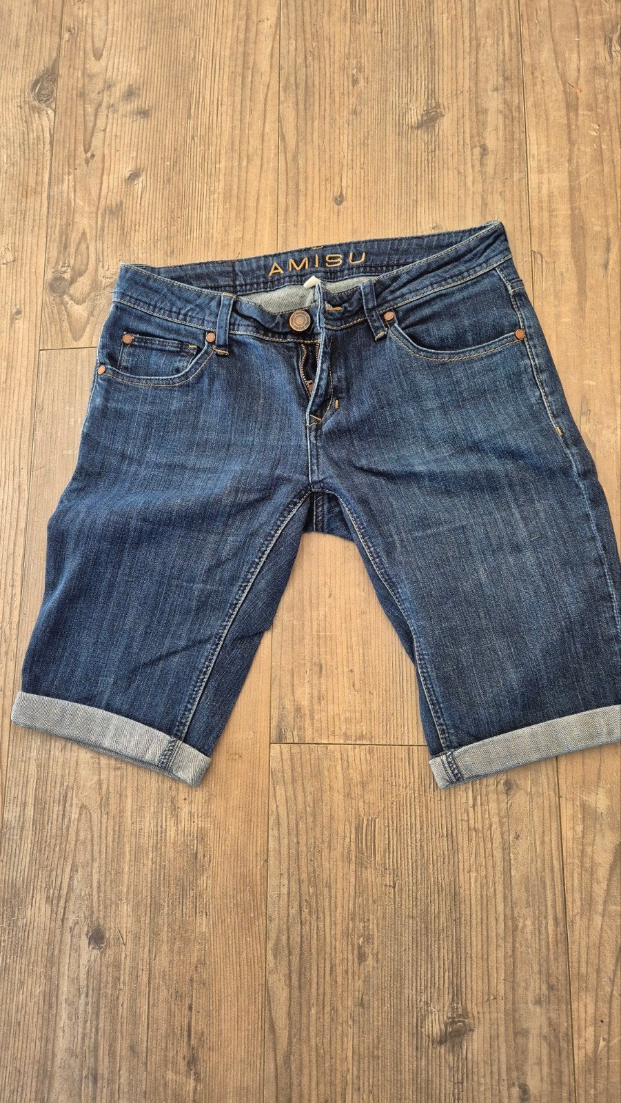 korte strakke jeans maat 36, Ophalen of Verzenden, Zo goed als nieuw, Blauw, W28 - W29 (confectie 36)