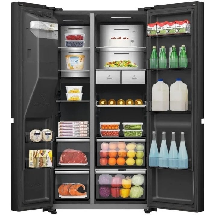 Hisense RS9P628GPFE Hi9  50% KORTING, 200 liter of meer, 60 cm of meer, Met aparte vriezer, Nieuw