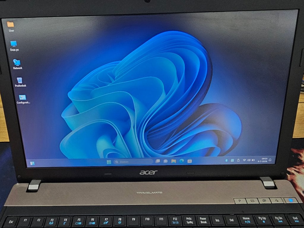 Acer travelmate 15,6 inch I5 8 gig, Ophalen, Gebruikt, 2 tot 3 Ghz, 8 GB
