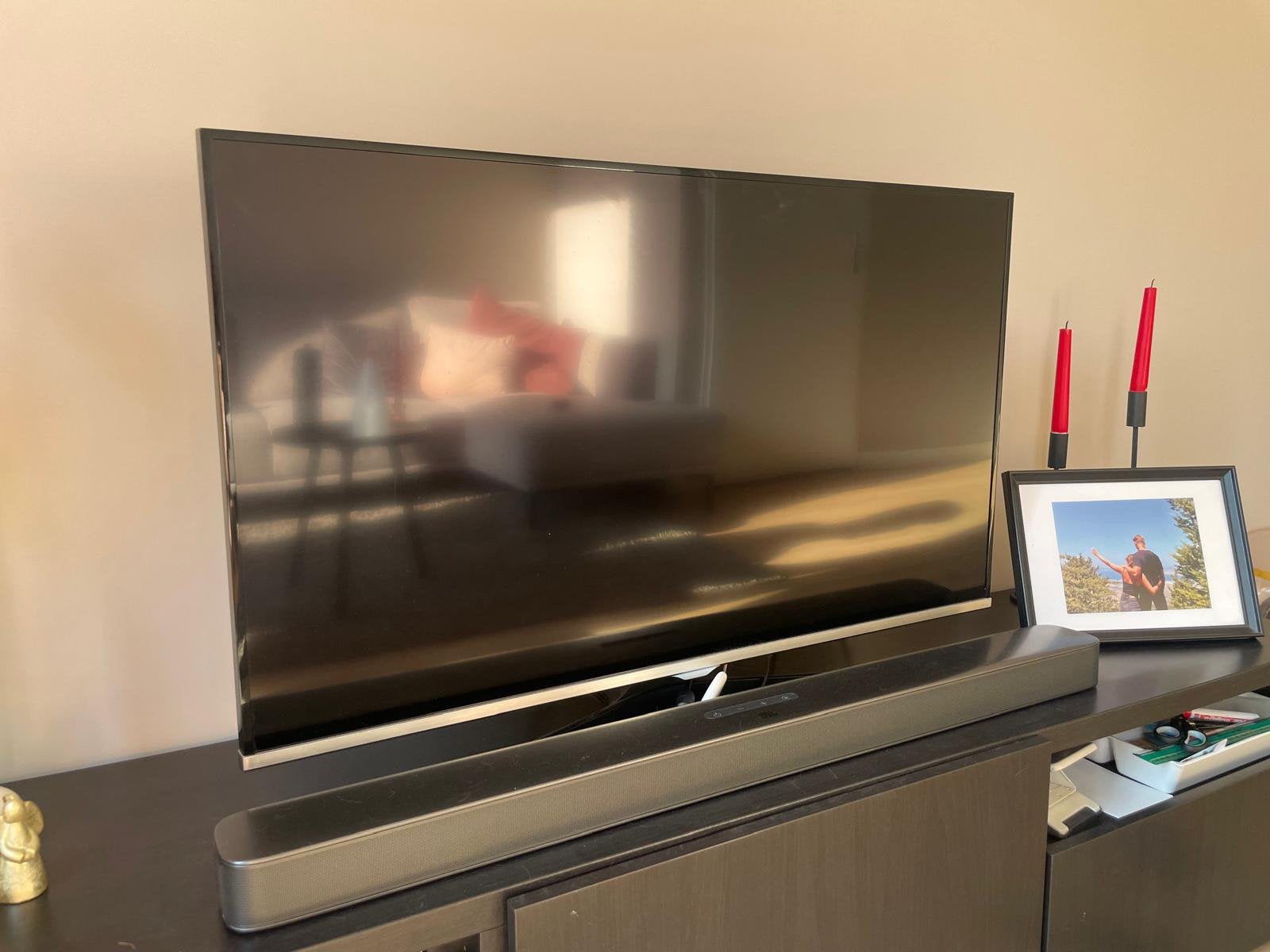 Samsung tv + muurbeugel, Ophalen, 50 Hz, Zo goed als nieuw, Samsung
